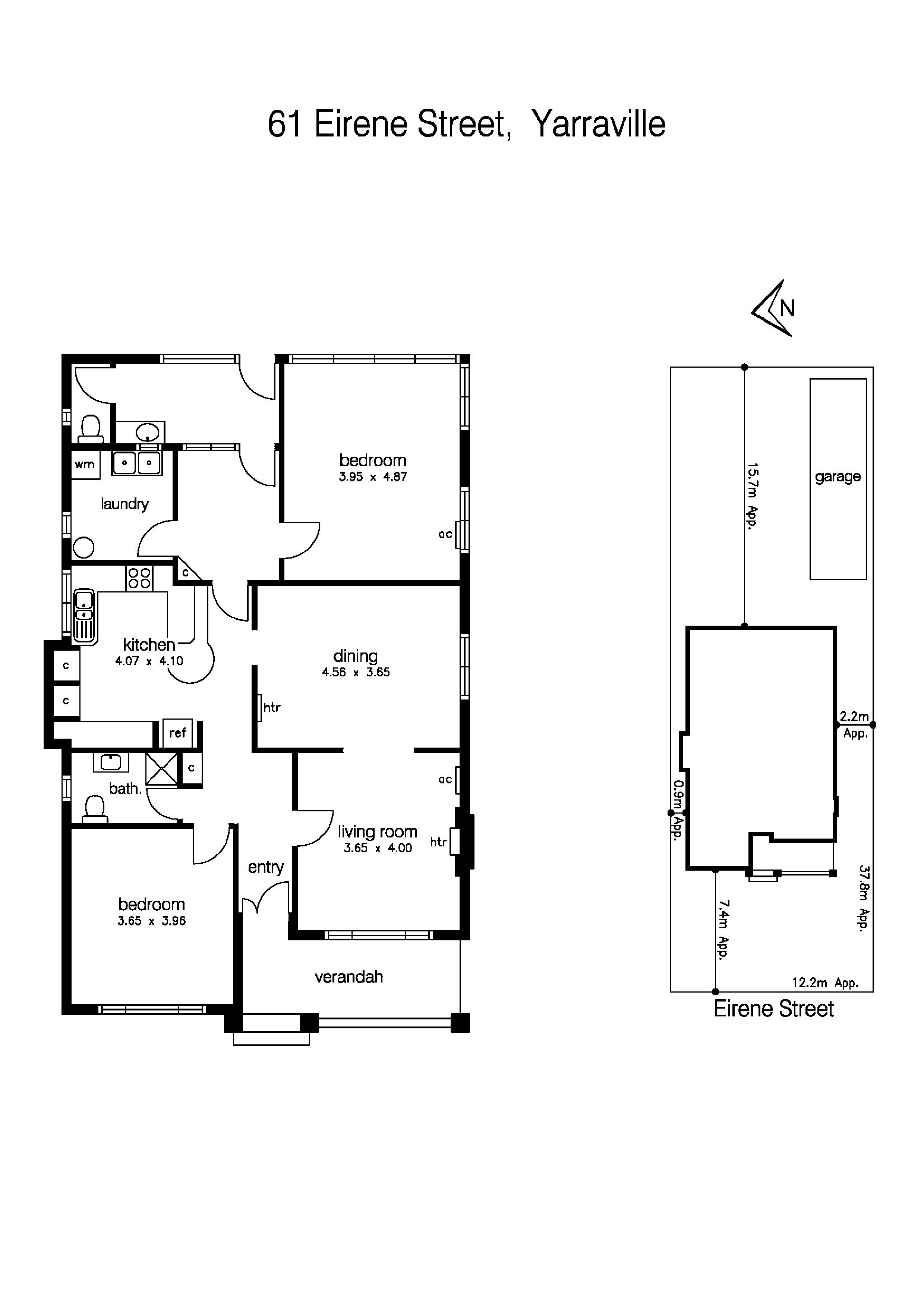 61 Eirene Street, YARRAVILLE VIC 3013 - Floorplan