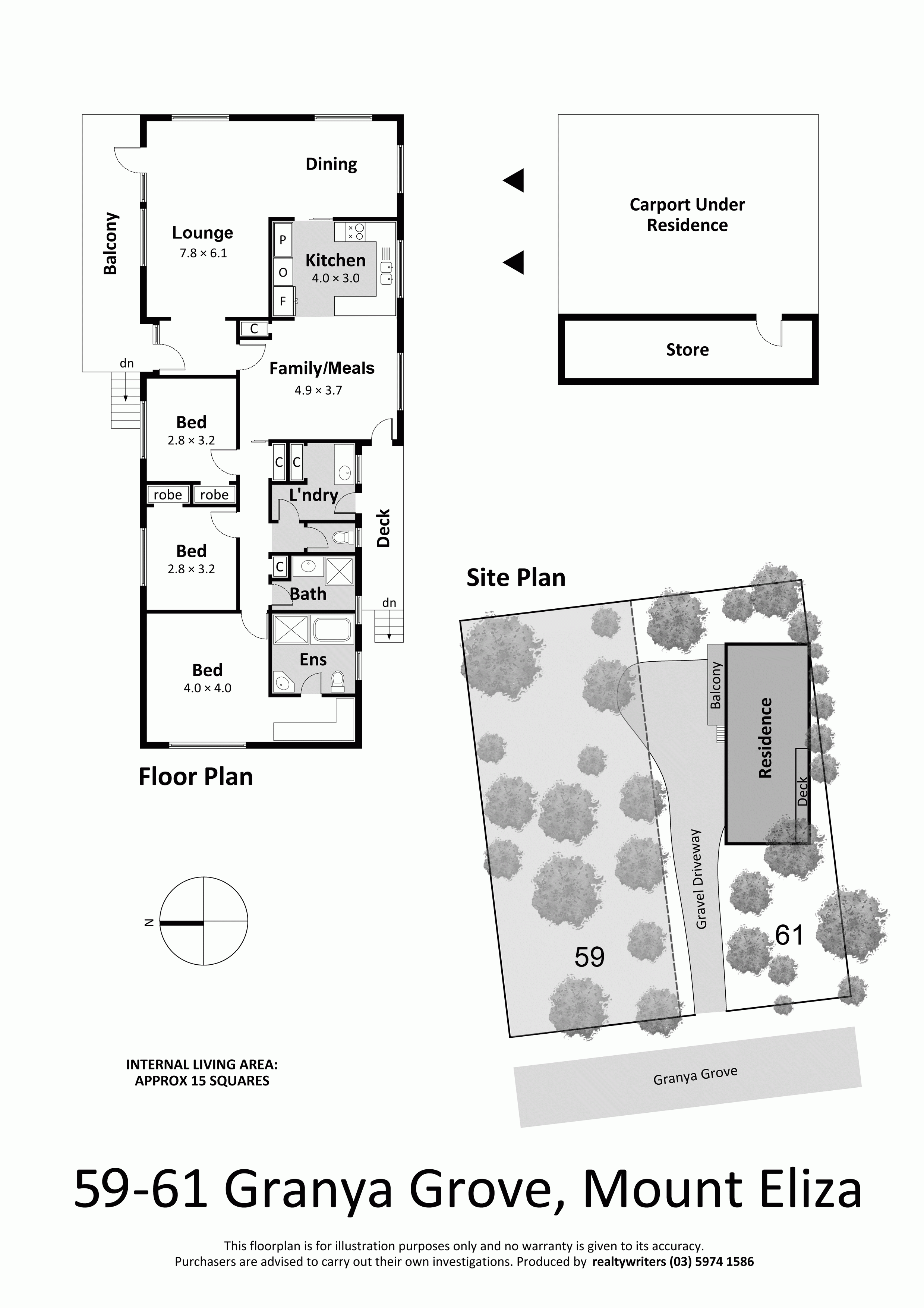 61 Granya Grove, MOUNT ELIZA VIC 3930 - Floorplan