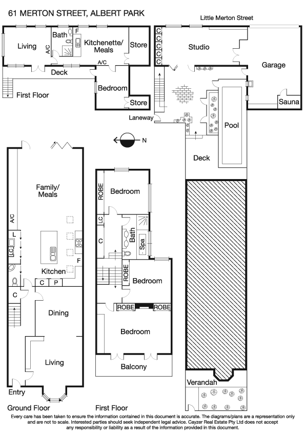 61 Merton Street, ALBERT PARK VIC 3206 - Floorplan