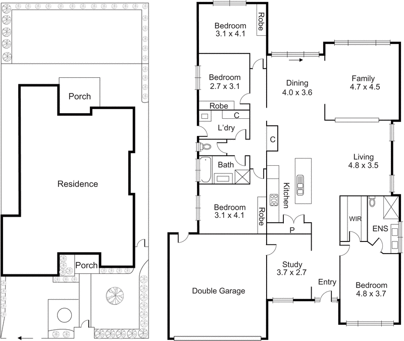 61 North Avenue, Bentleigh VIC 3204 - Floorplan
