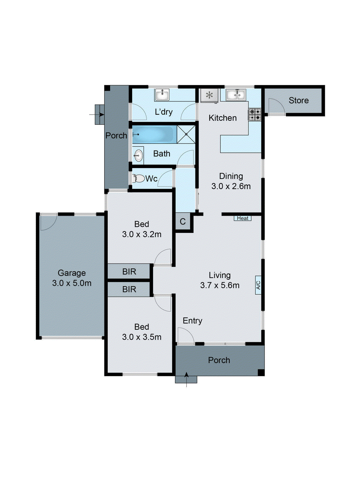 6/1 Peter Street, Grovedale VIC 3216 - Floorplan