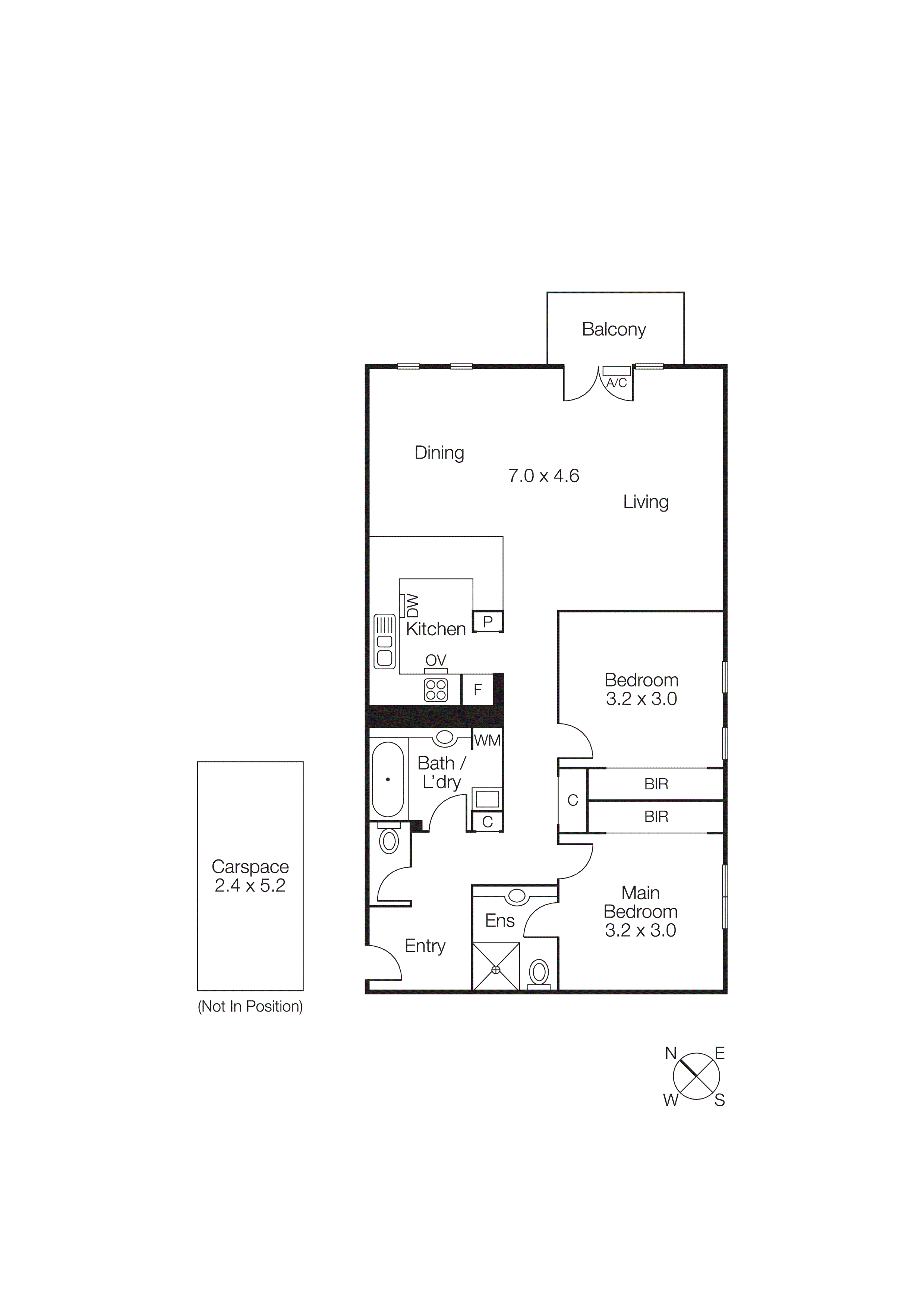 6/1 Riverside Quay, Southbank VIC 3006 - Floorplan