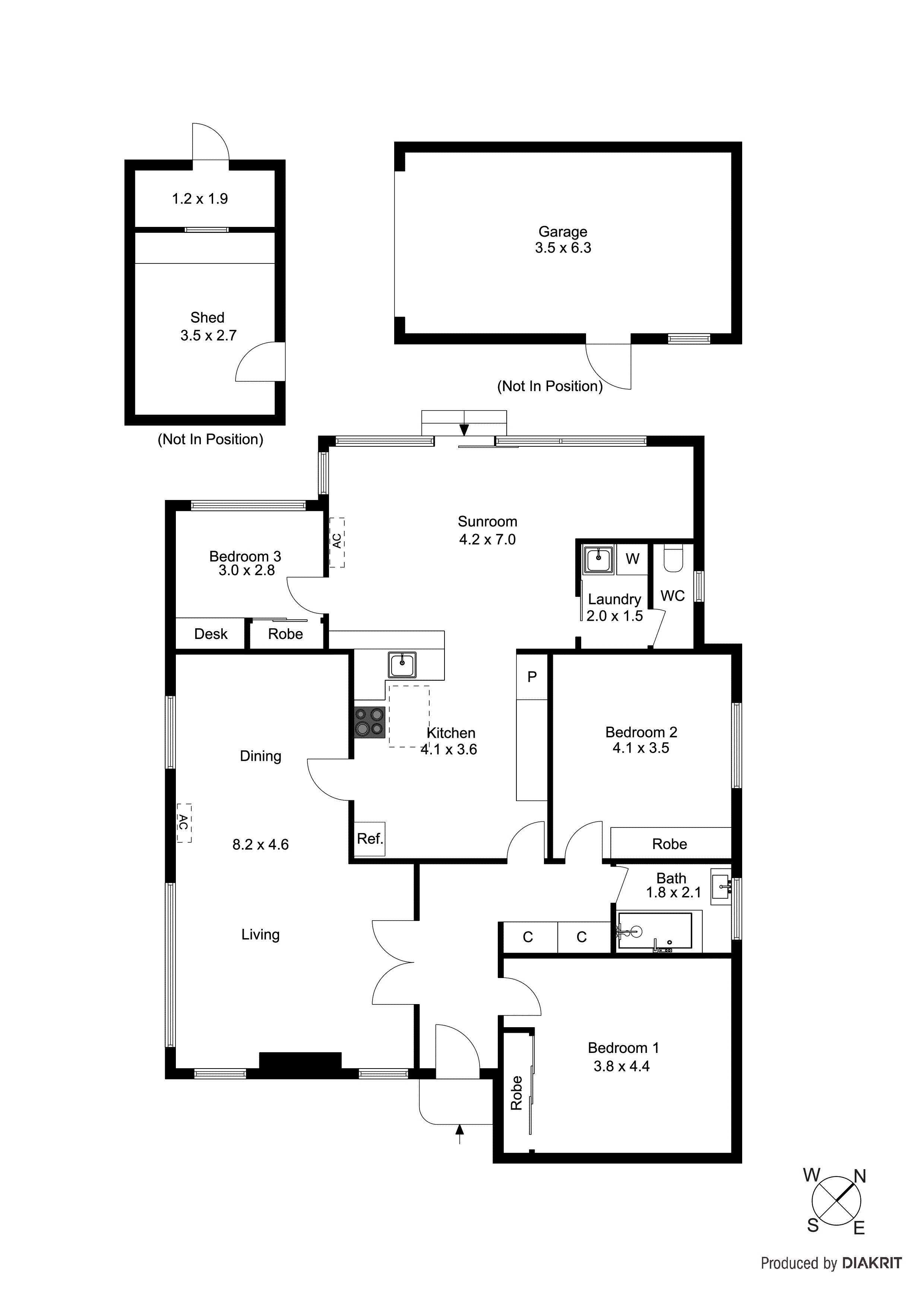 61 Sherwood Avenue, Chelsea VIC 3196 - Floorplan