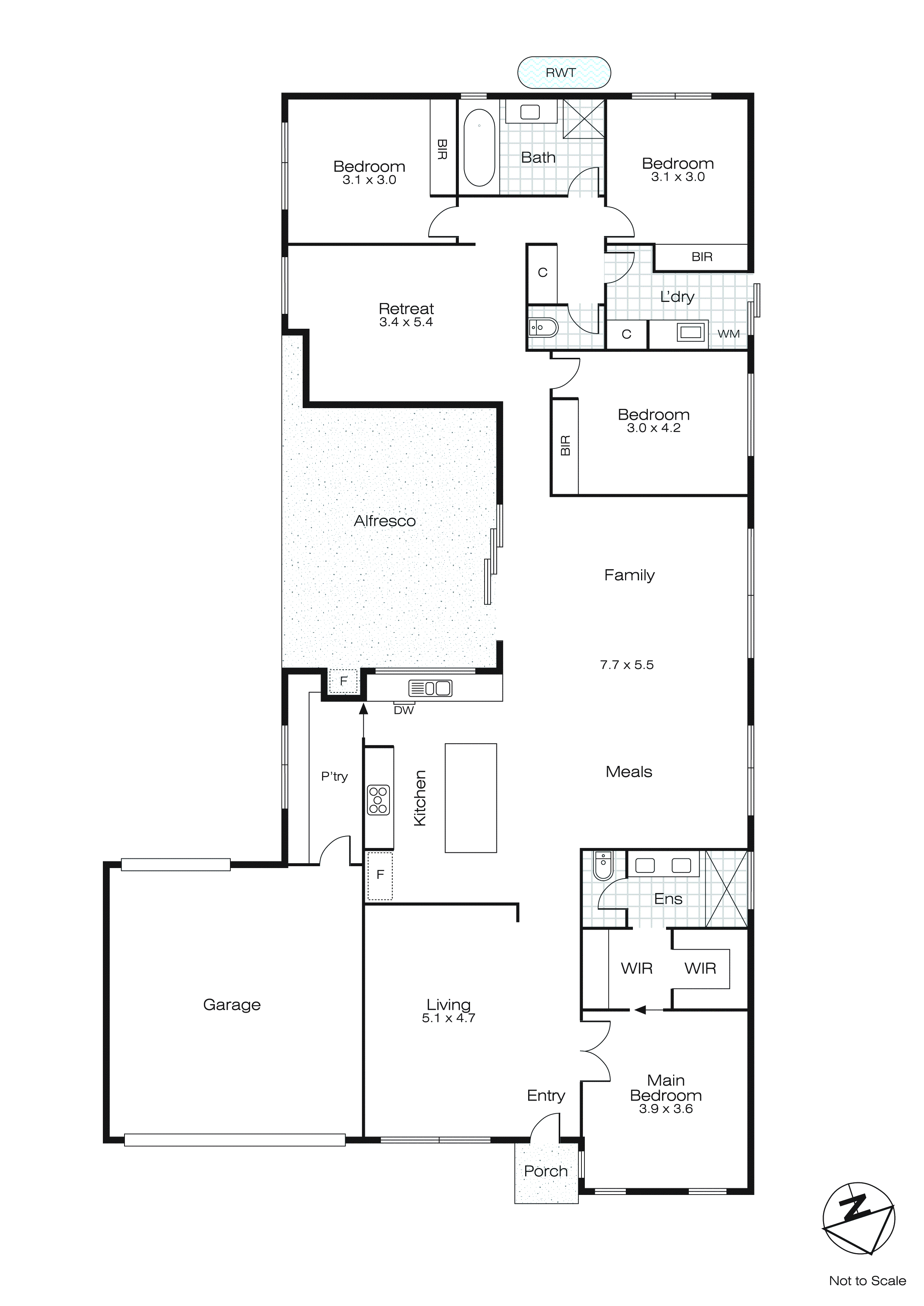 61 Shortridge Drive, Lucas VIC 3350 - Floorplan