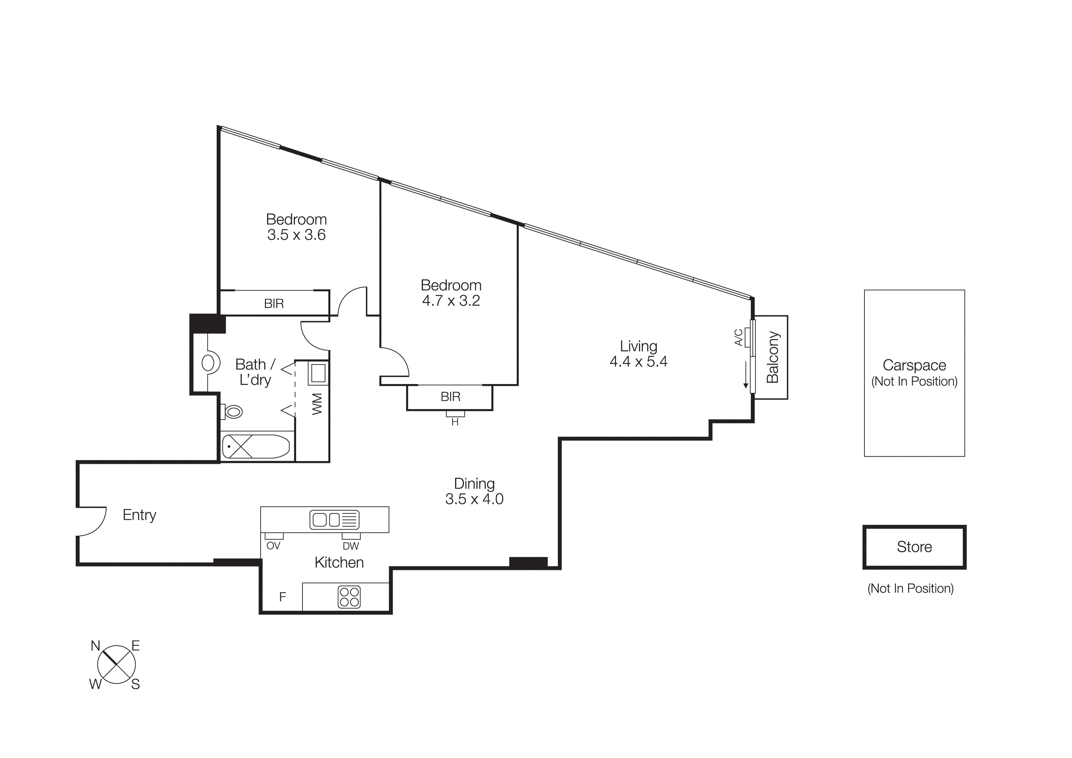 6/1 St Kilda Road, St Kilda VIC 3182 - Floorplan