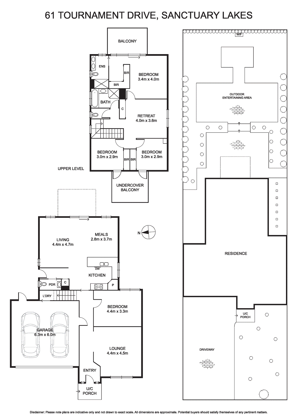 61 Tournament Drive, Sanctuary Lakes VIC 3030 - Floorplan