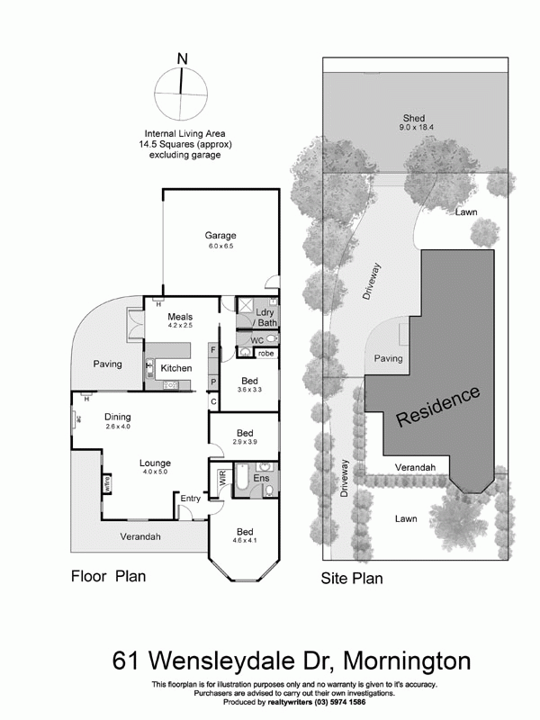 61 Wensleydale Drive, MORNINGTON VIC 3931 - Floorplan