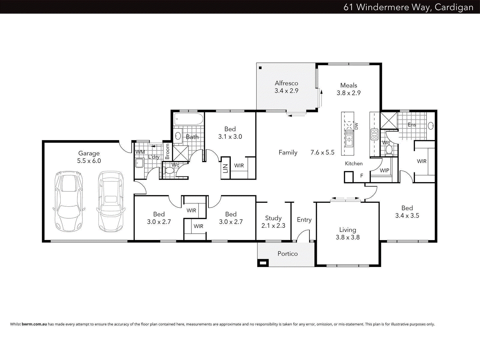 61 Windermere Way, Cardigan VIC 3352 - Floorplan