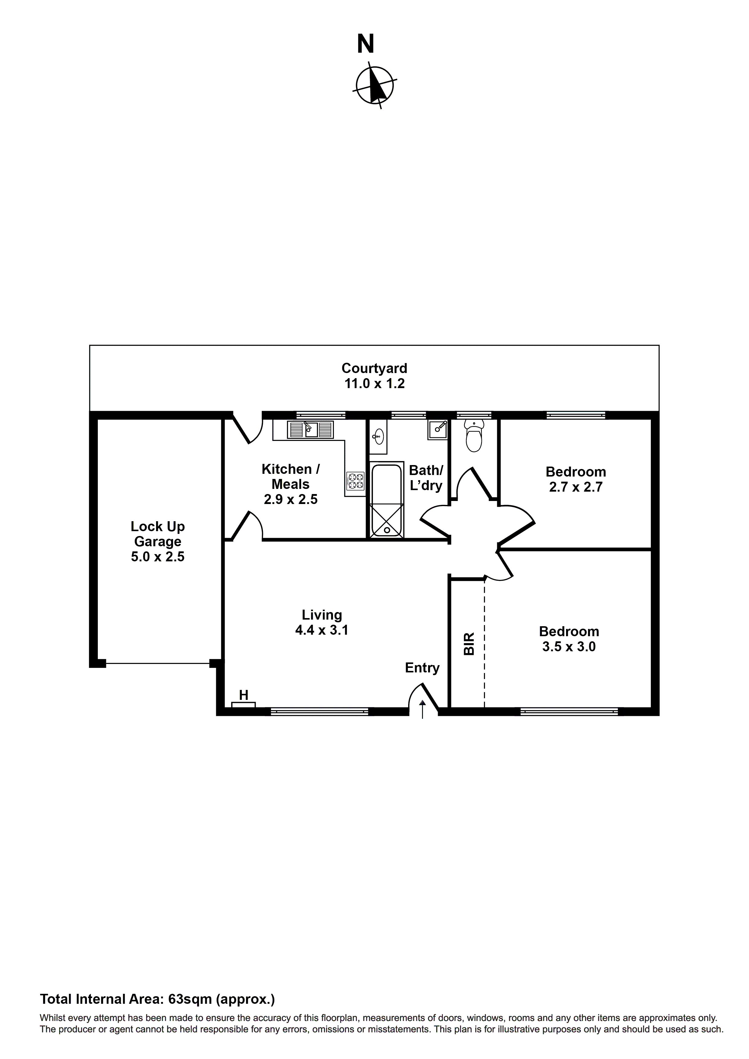 6/10 Barnet Street, Yarraville VIC 3013 - Floorplan