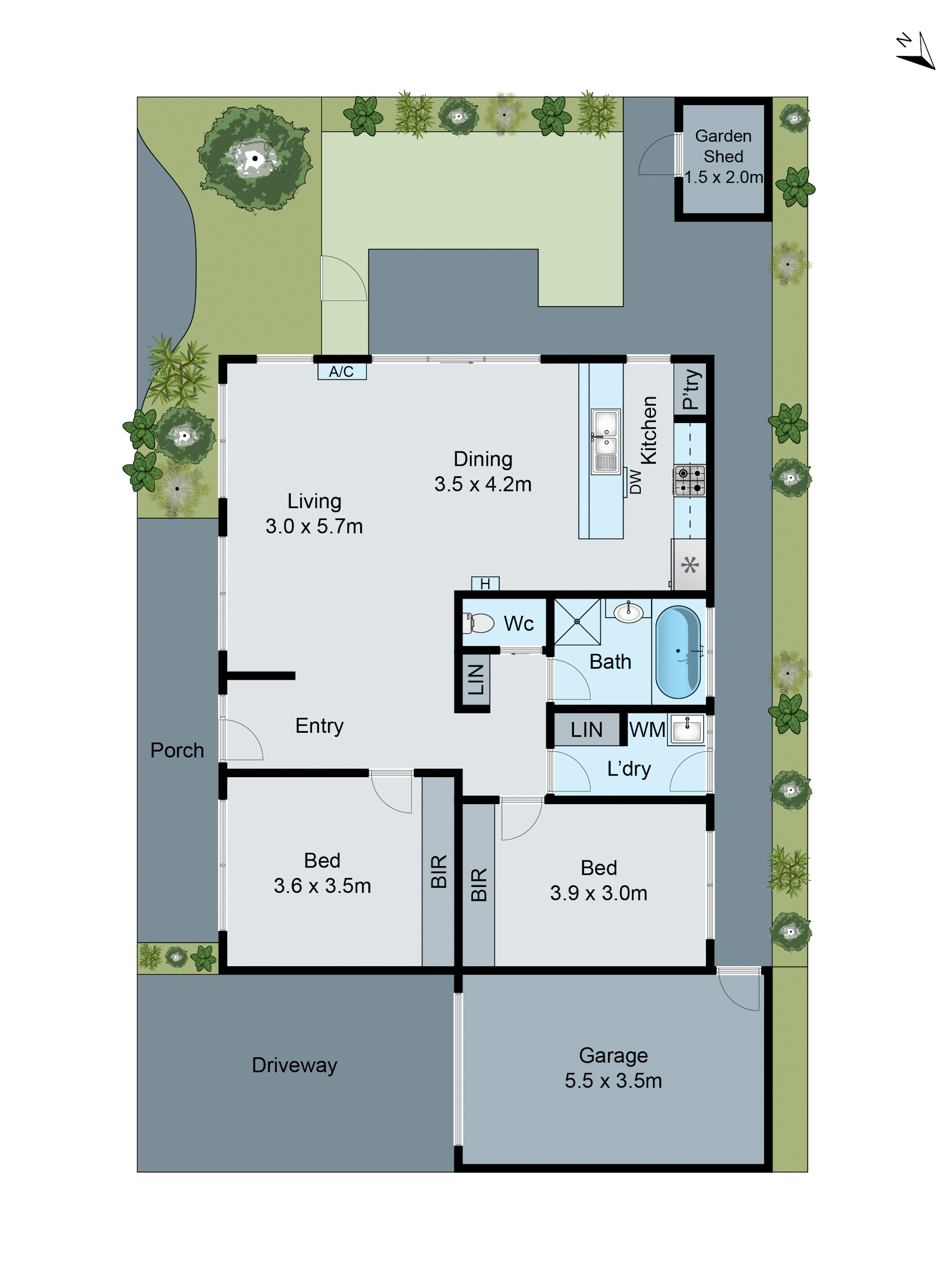 6/10 Bosanquet Avenue, Newtown VIC 3220 - Floorplan
