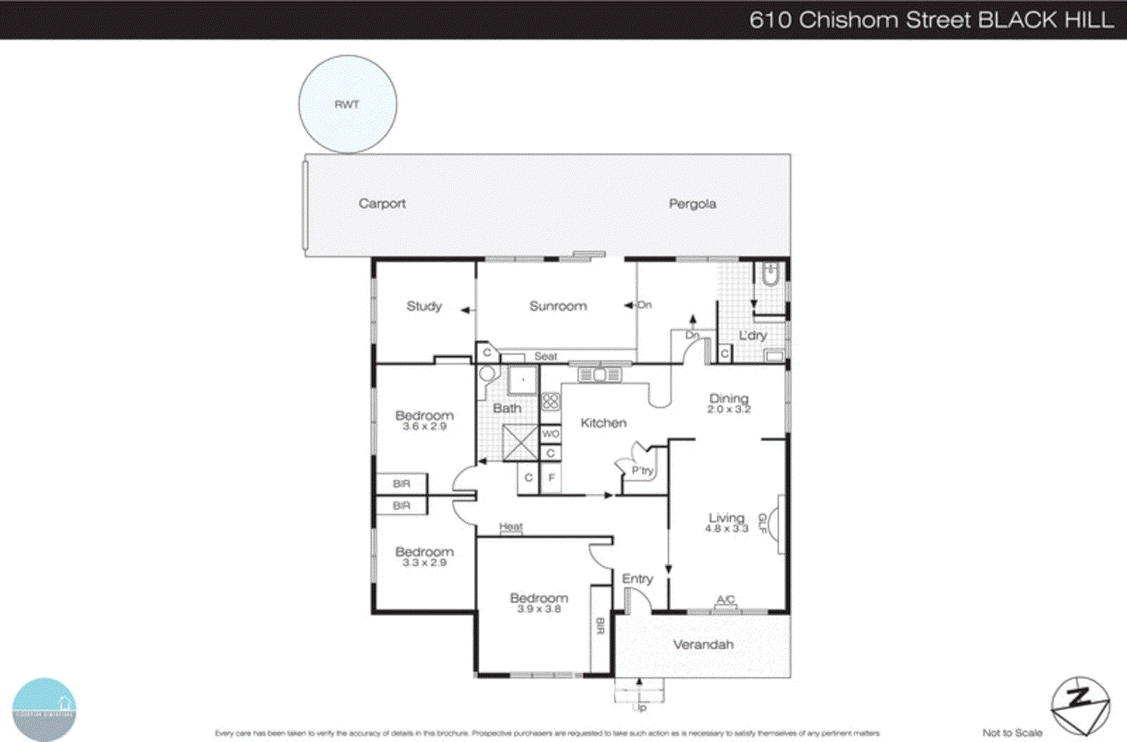 610 Chisholm Street, Black Hill VIC 3350 - Floorplan