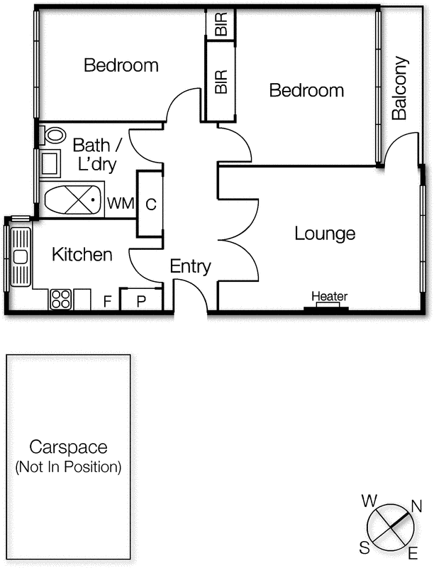 6/10 Vautier Street, Elwood VIC 3184 - Floorplan