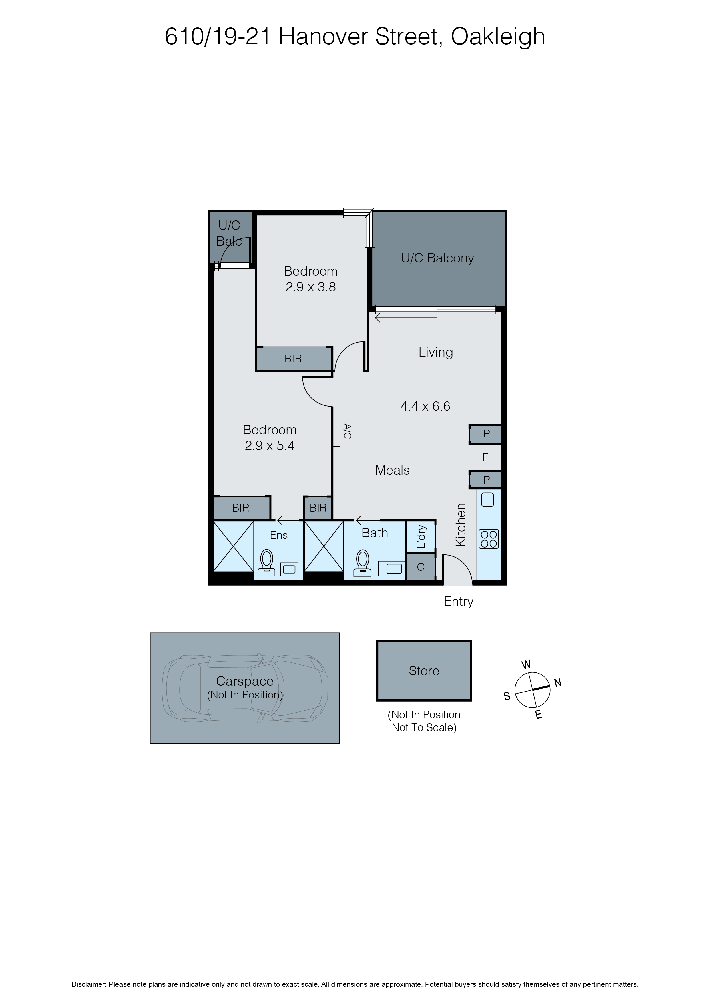 610/19-21 Hanover Street, OAKLEIGH VIC 3166 - Floorplan