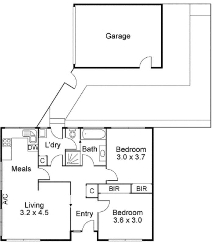 6/102 Lower Dandenong Road, Parkdale VIC 3195 - Floorplan