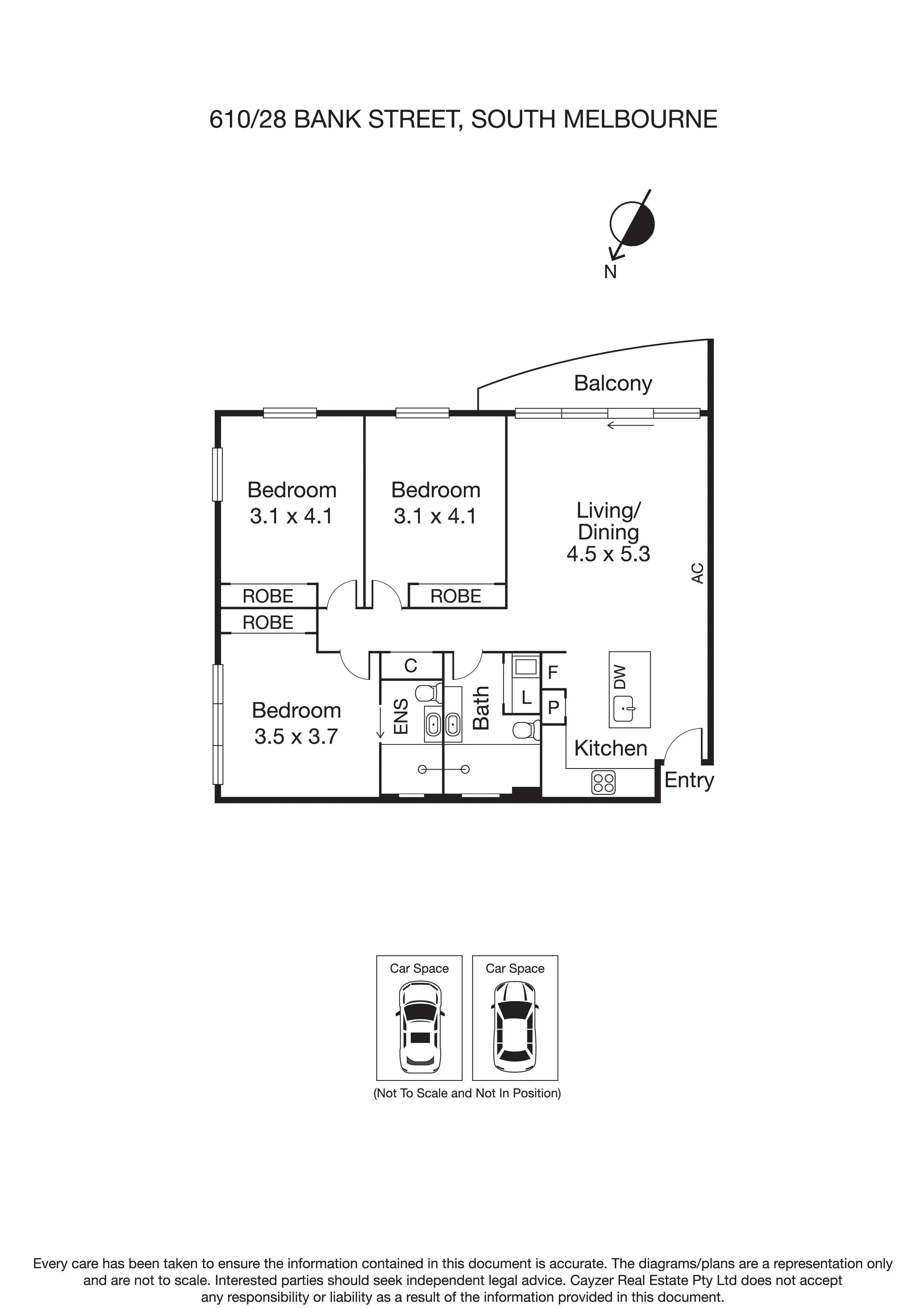 610/28 Bank Street, SOUTH MELBOURNE VIC 3205 - Floorplan
