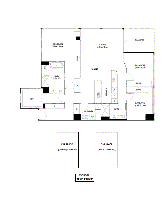 610/499 St Kilda Road, Melbourne VIC 3004 - Floorplan