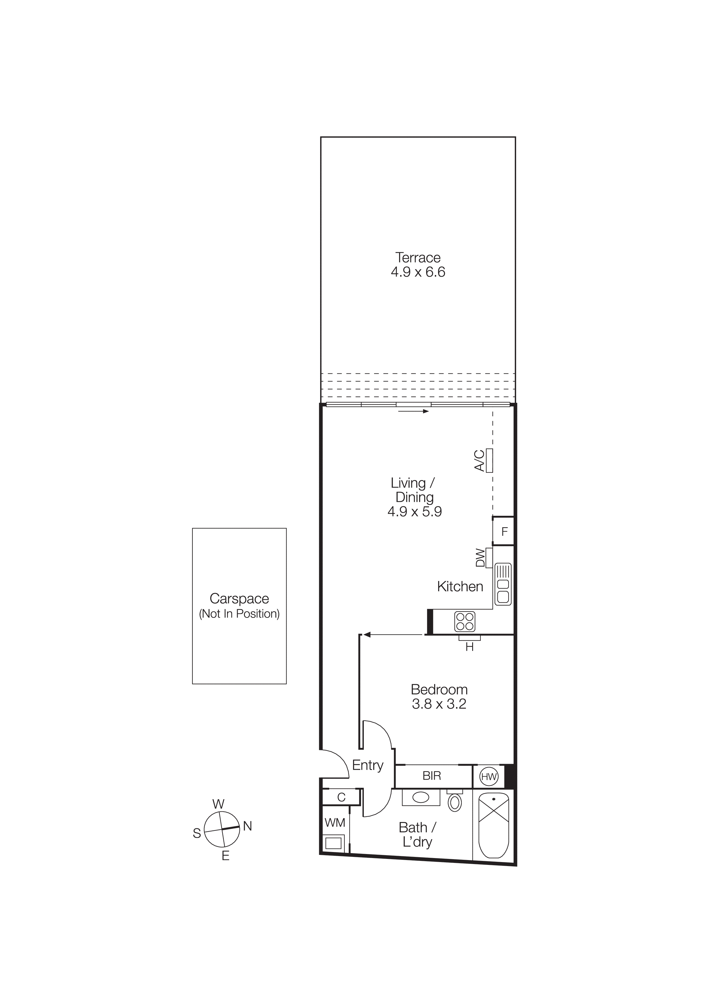 6/108 Elgin Street, Carlton VIC 3053 - Floorplan