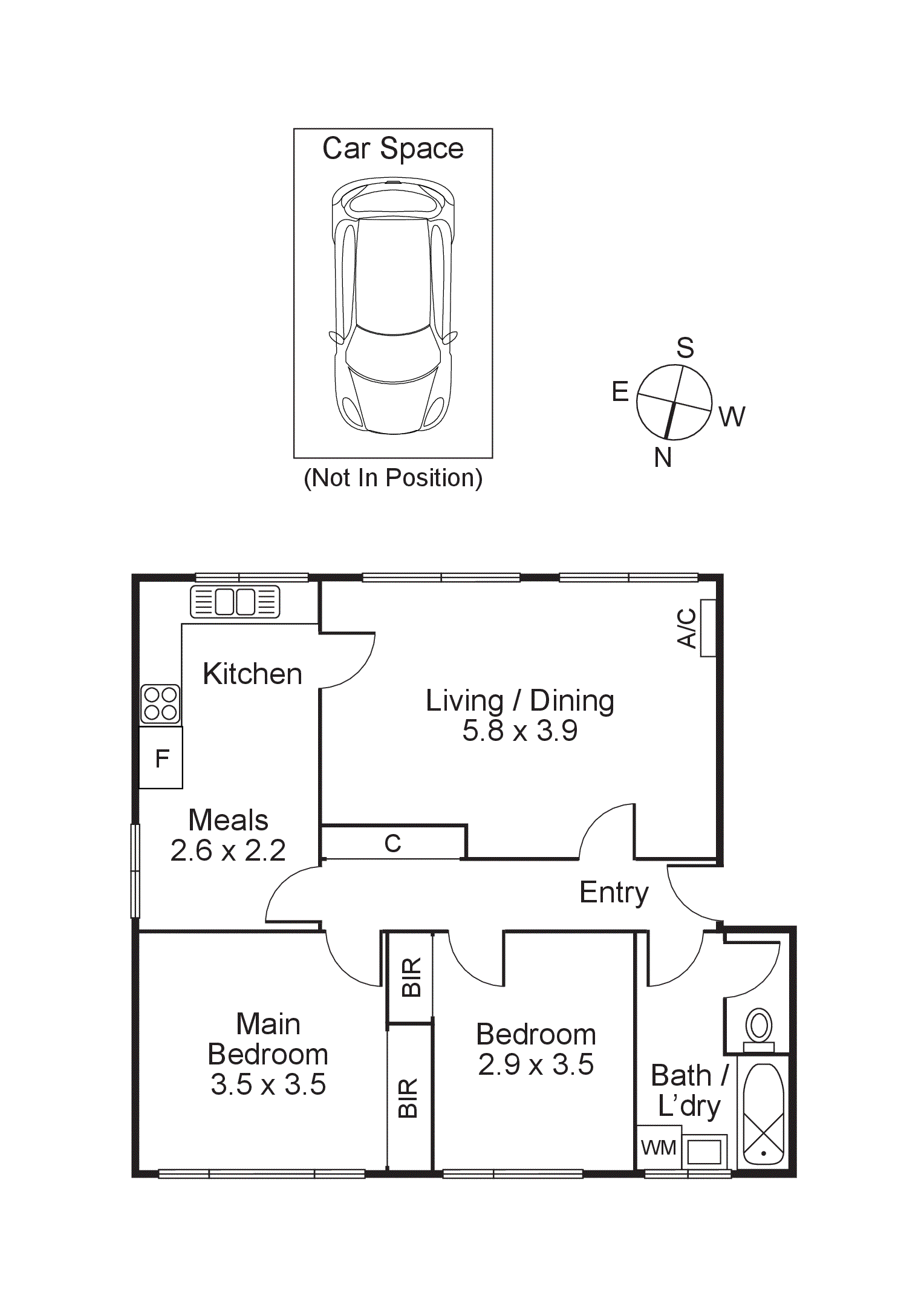 6/11 Hartpury Avenue, Elwood VIC 3184 - Floorplan