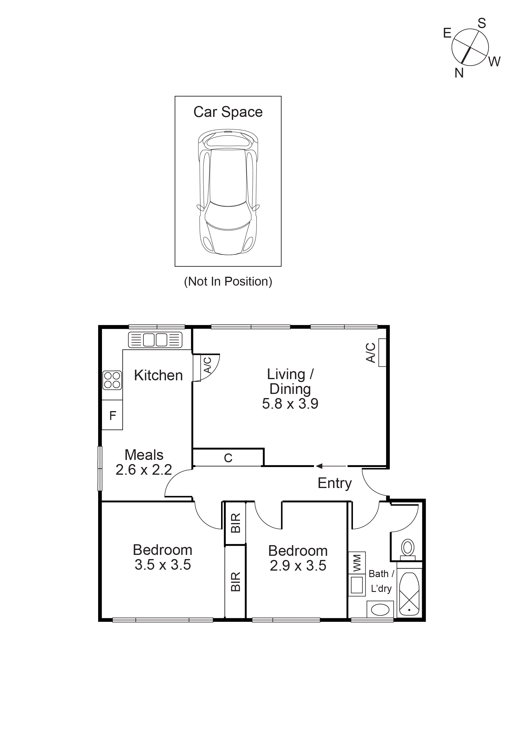 6/11 Hartpury Avenue, Elwood VIC 3184 - Floorplan