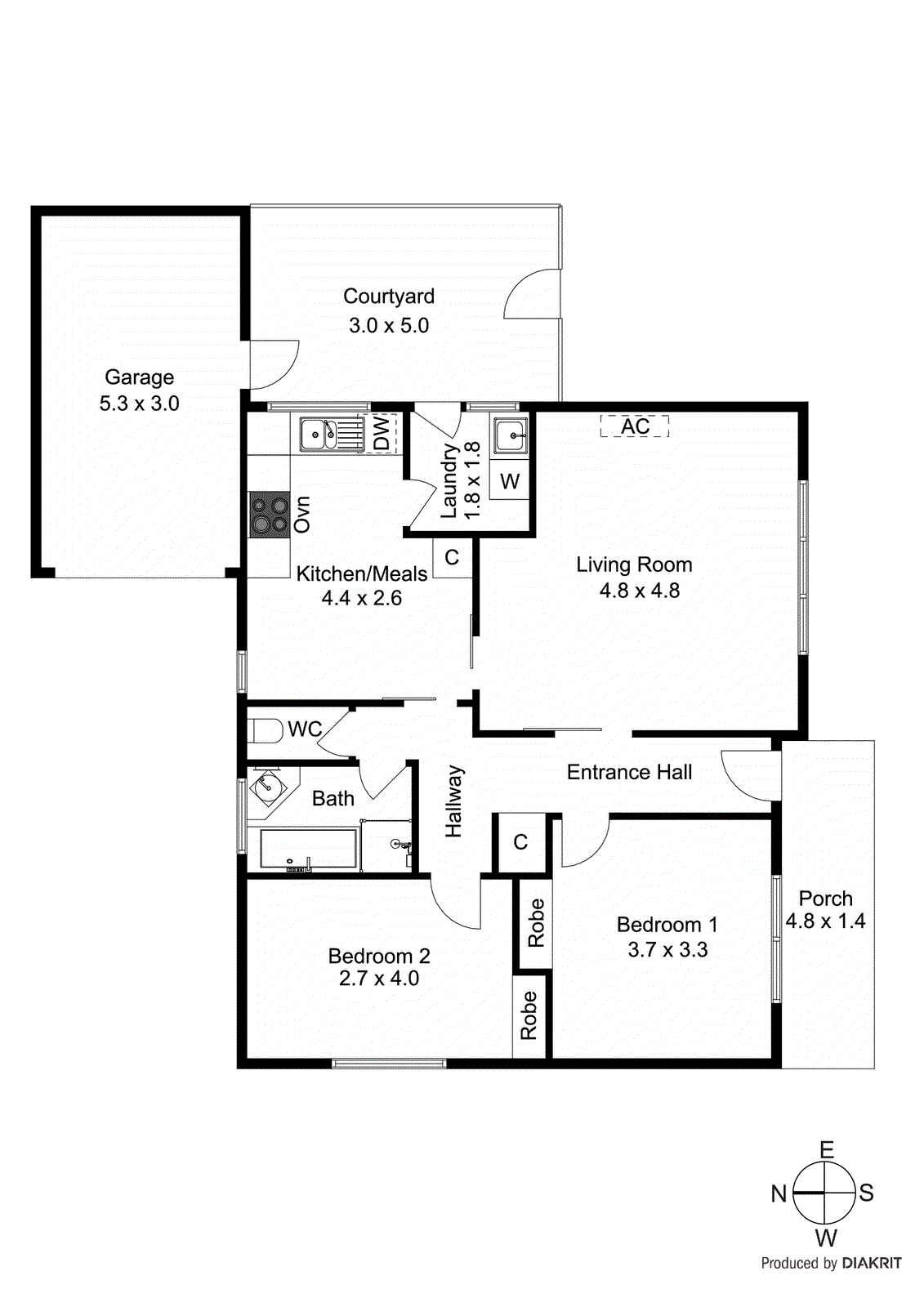 6/11 Highett Road, Hampton VIC 3188 - Floorplan
