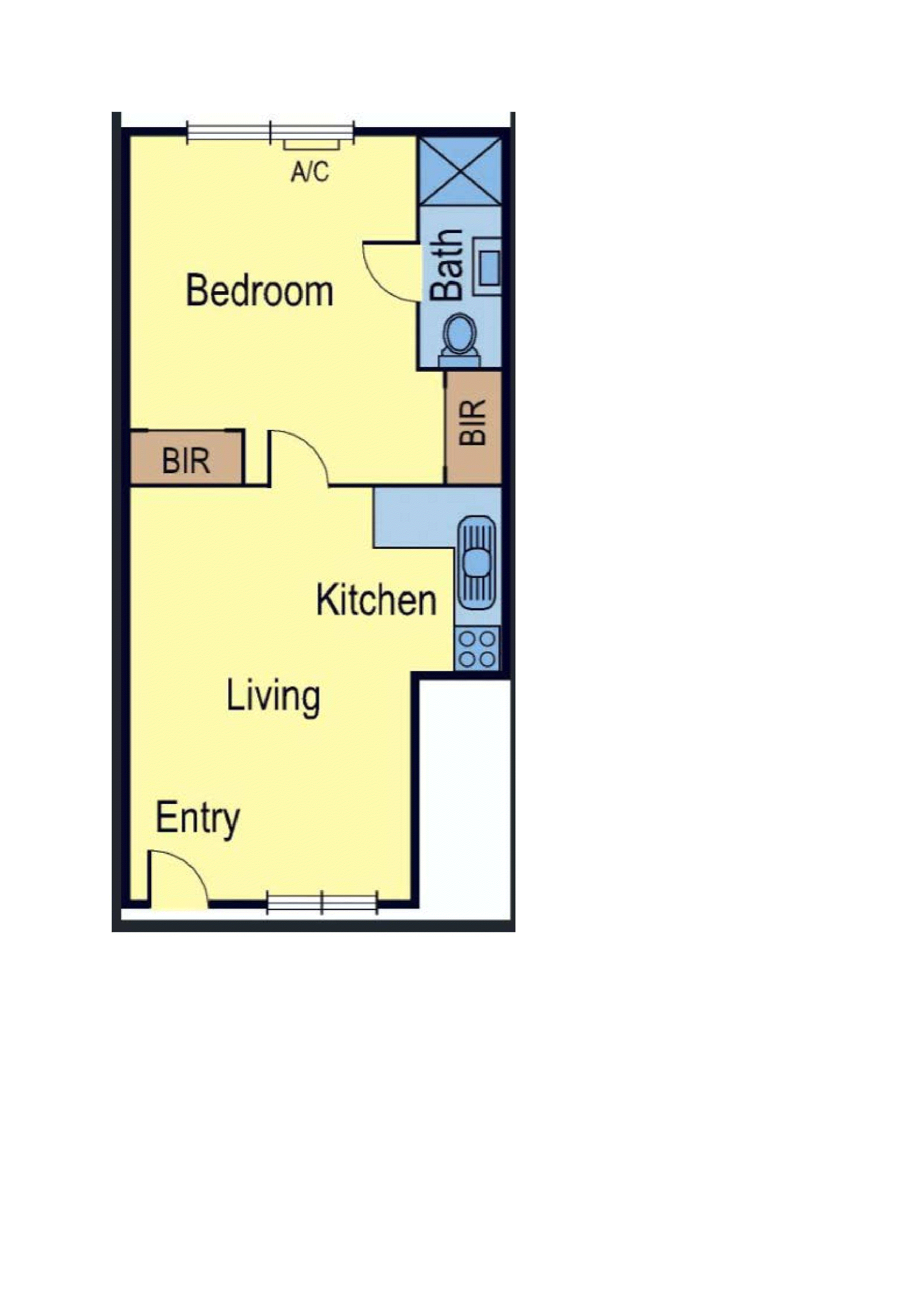 6/11 Marine Parade, ST KILDA VIC 3182 - Floorplan