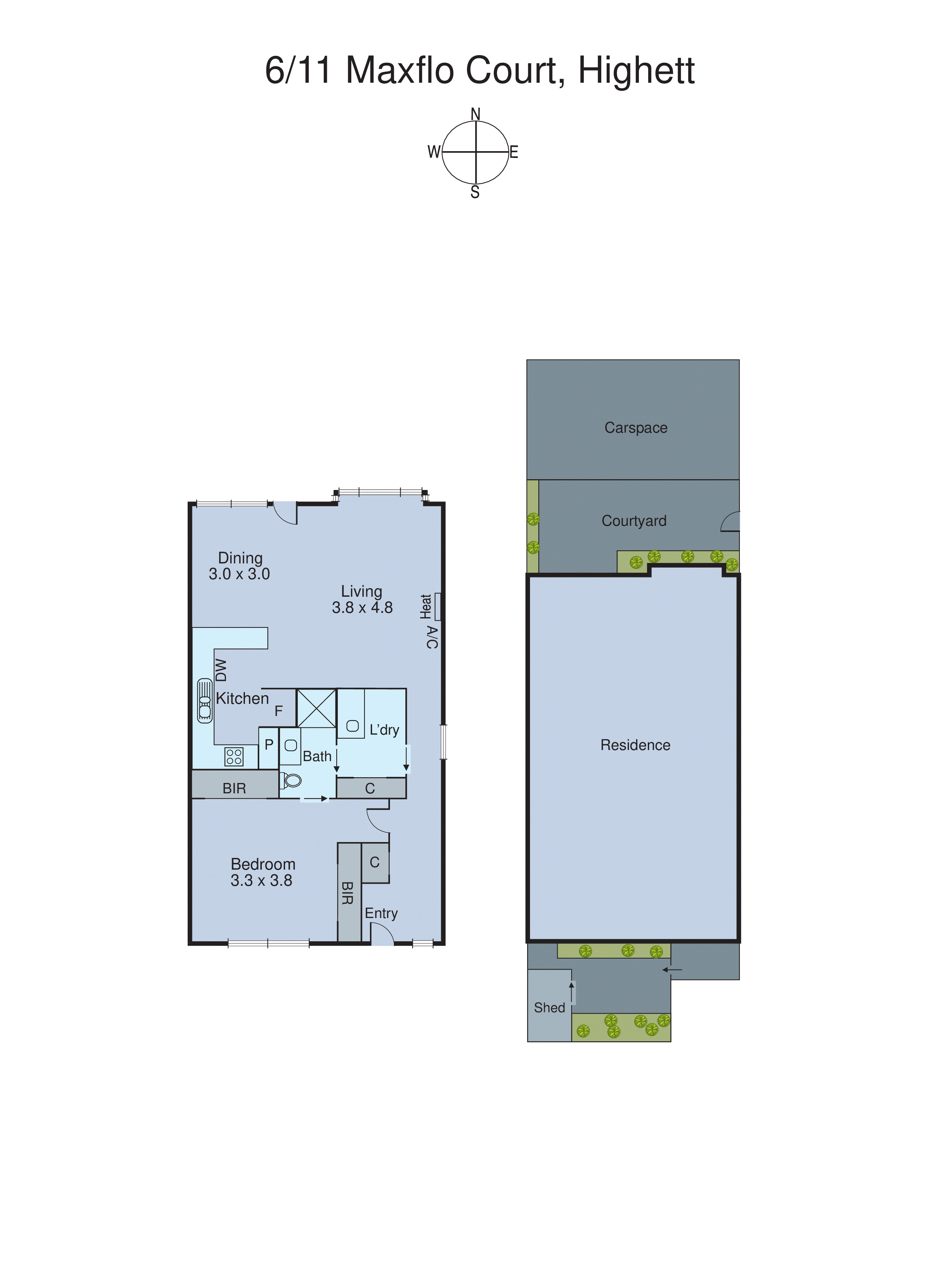 6/11 Maxflo Court, Highett VIC 3190 - Floorplan