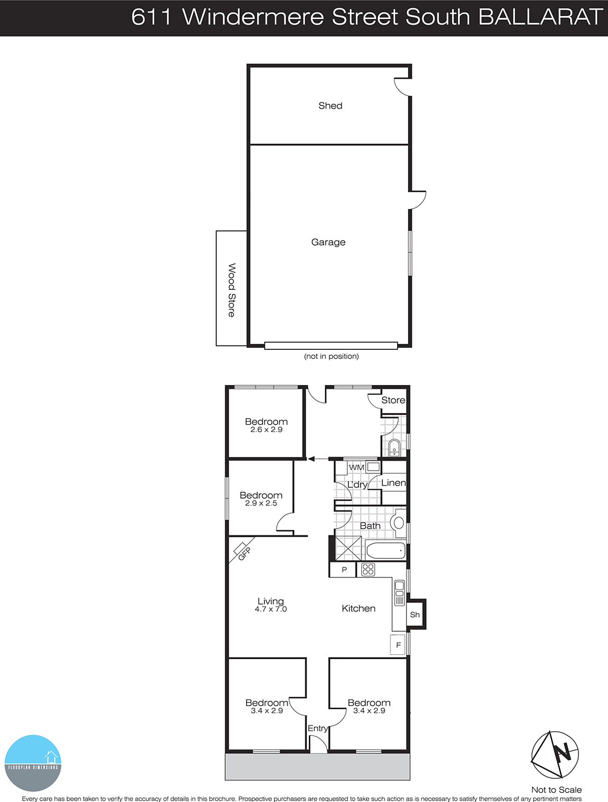 611 Windermere Street, Redan VIC 3350 - Floorplan