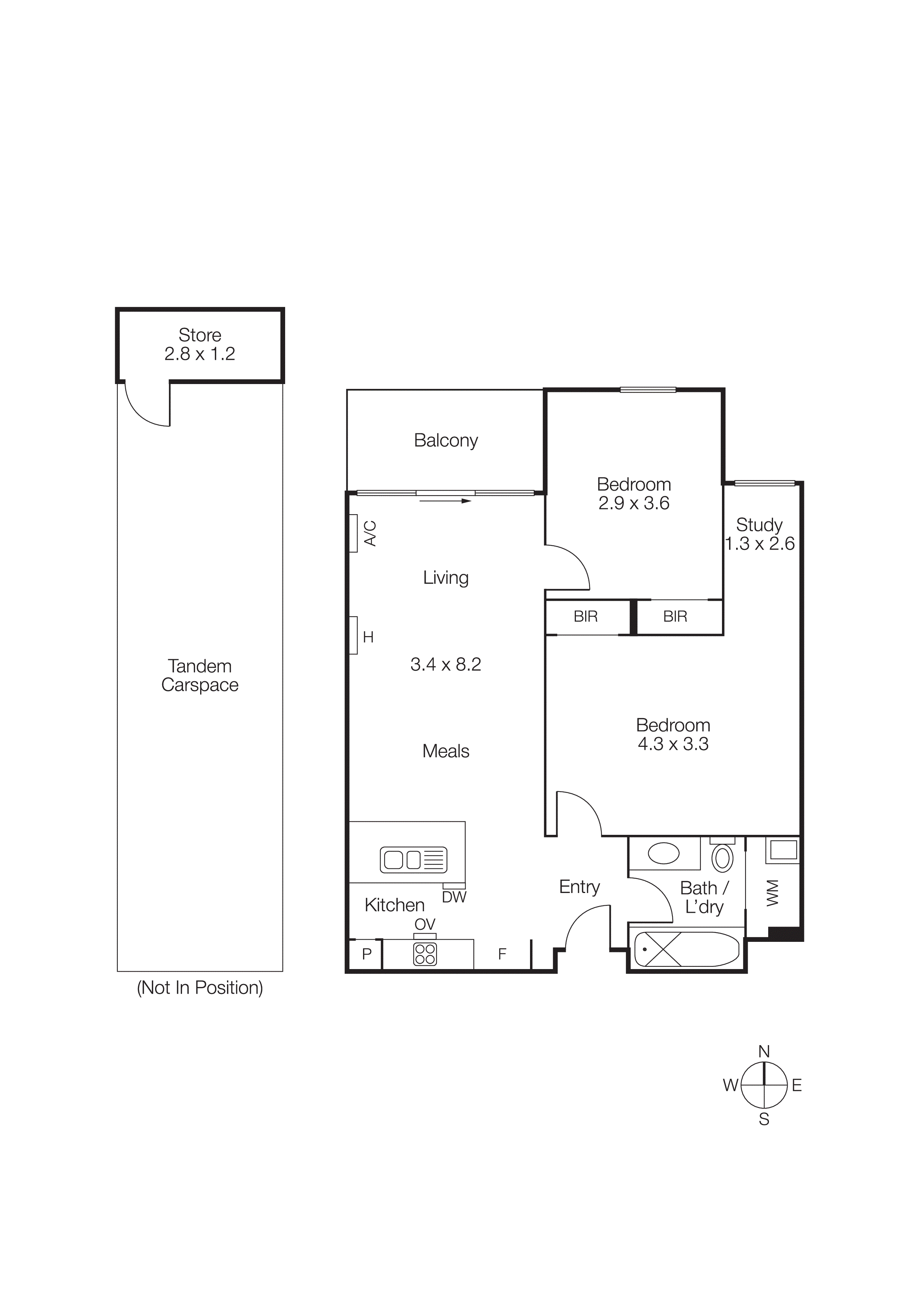 611/52 Nott Street, Port Melbourne VIC 3207 - Floorplan