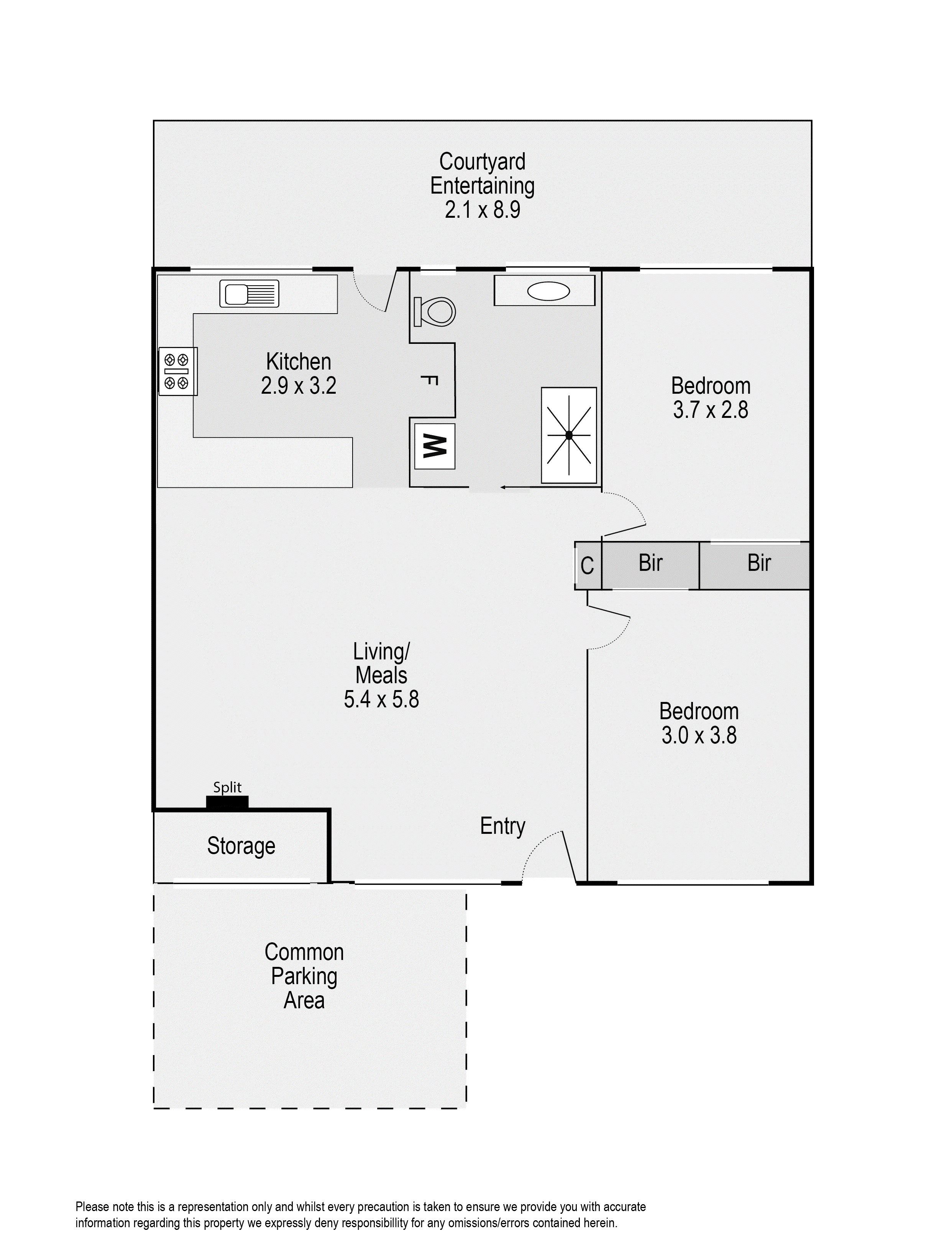 6/116-118 Gamon Street, Yarraville VIC 3013 - Floorplan