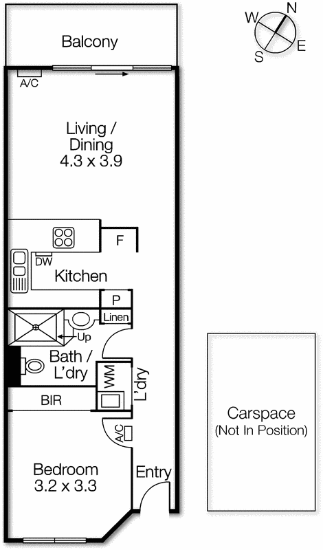 61/1a St Kilda Road, St Kilda VIC 3182 - Floorplan