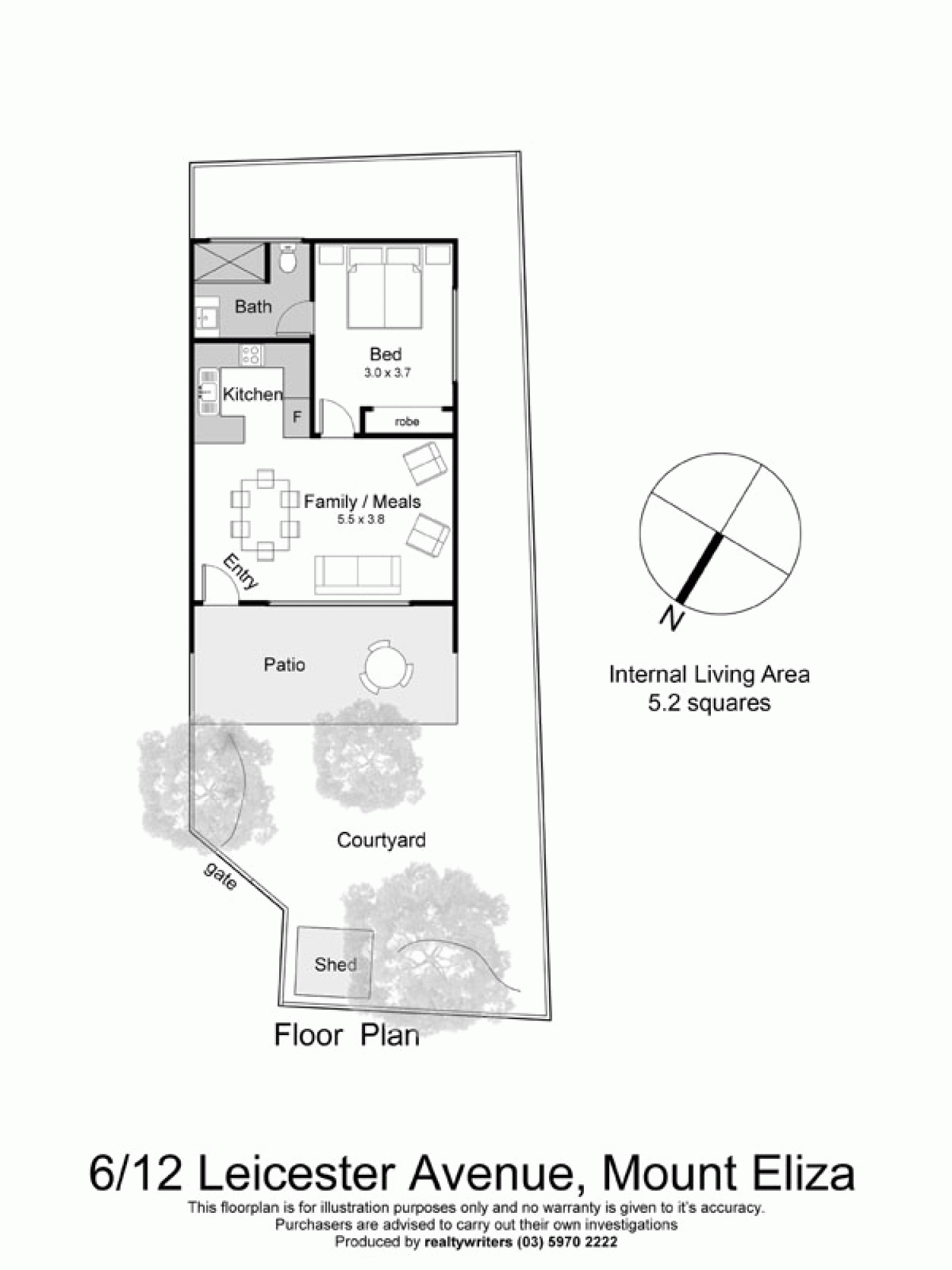 6/12 Leicester Avenue, MOUNT ELIZA VIC 3930 - Floorplan