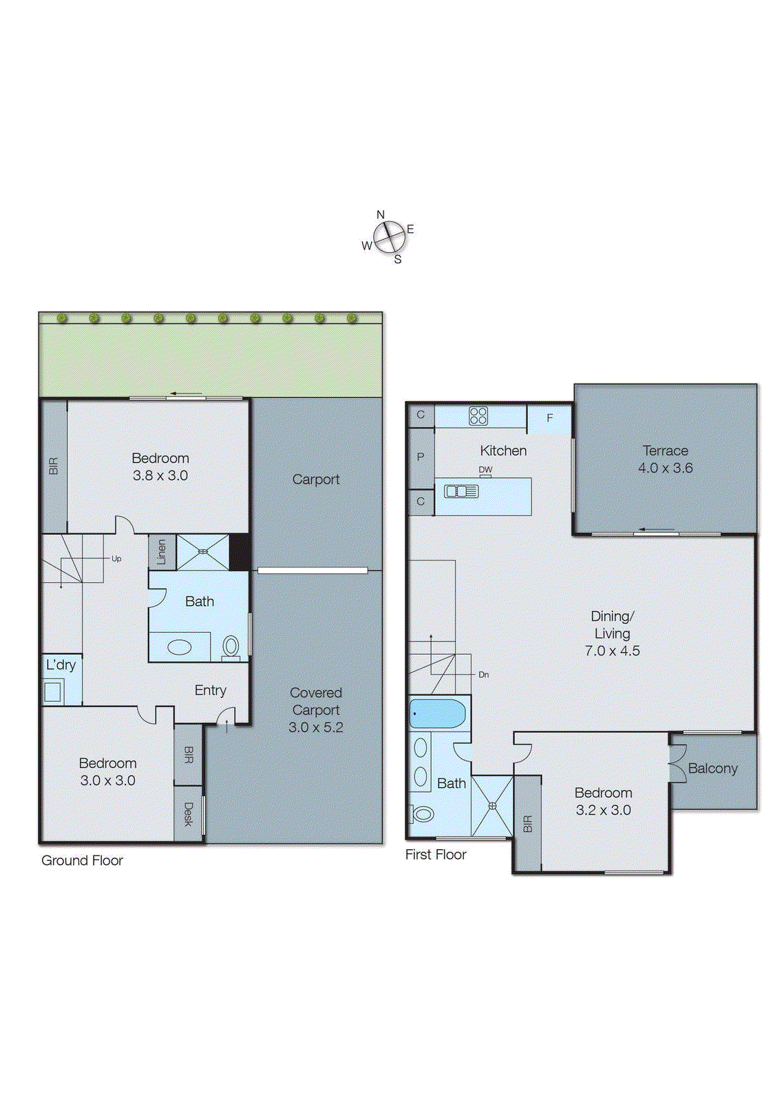 6/12 Monaco Street, Parkdale VIC 3195 - Floorplan