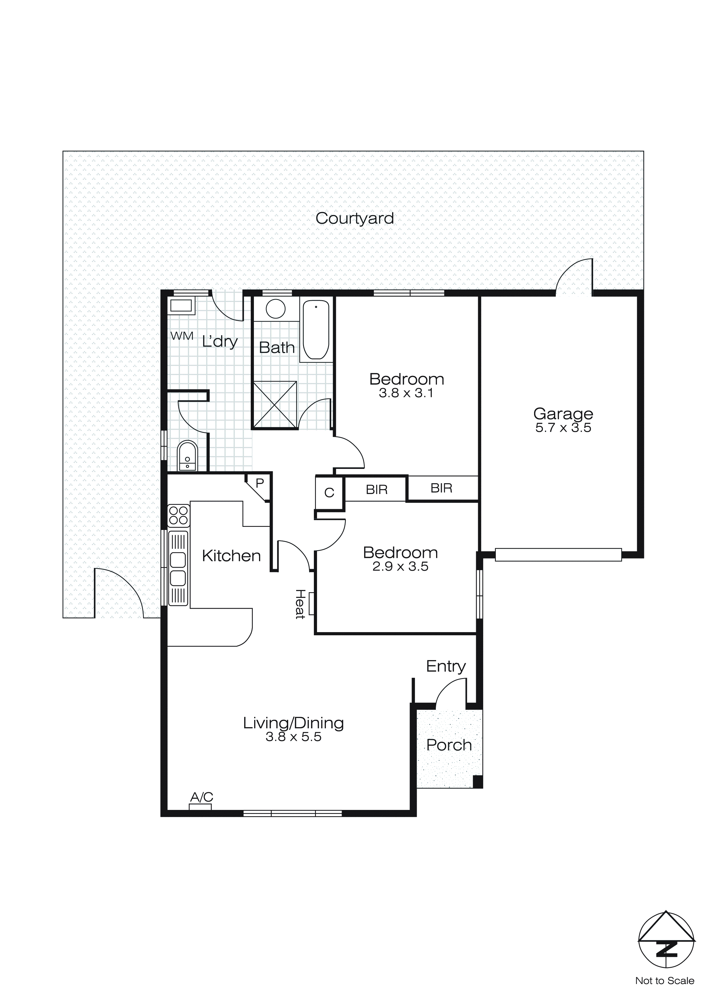 6/12 Rowlands Street, Sebastopol VIC 3356 - Floorplan
