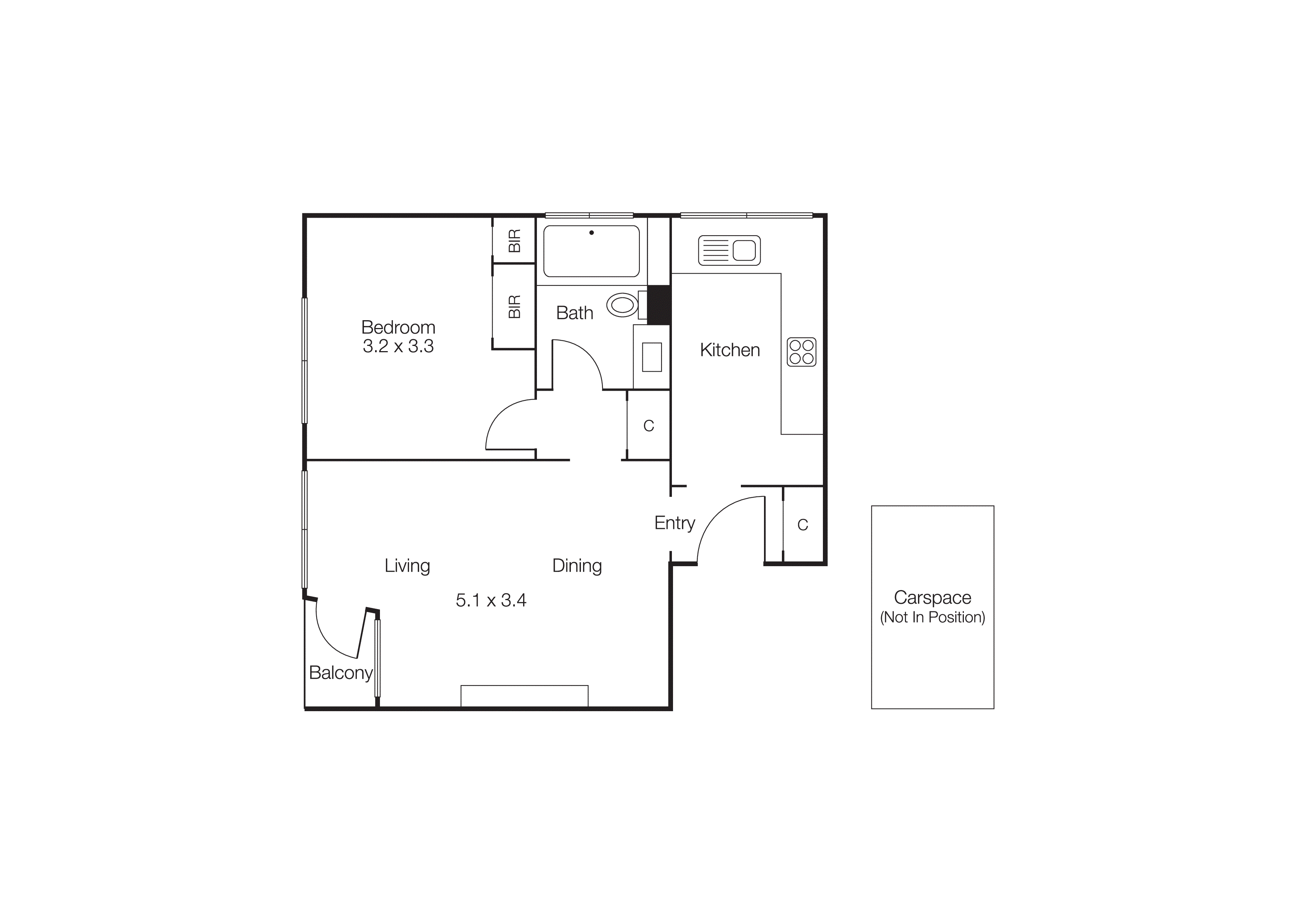 6/125 Tennyson Street, Elwood VIC 3184 - Floorplan