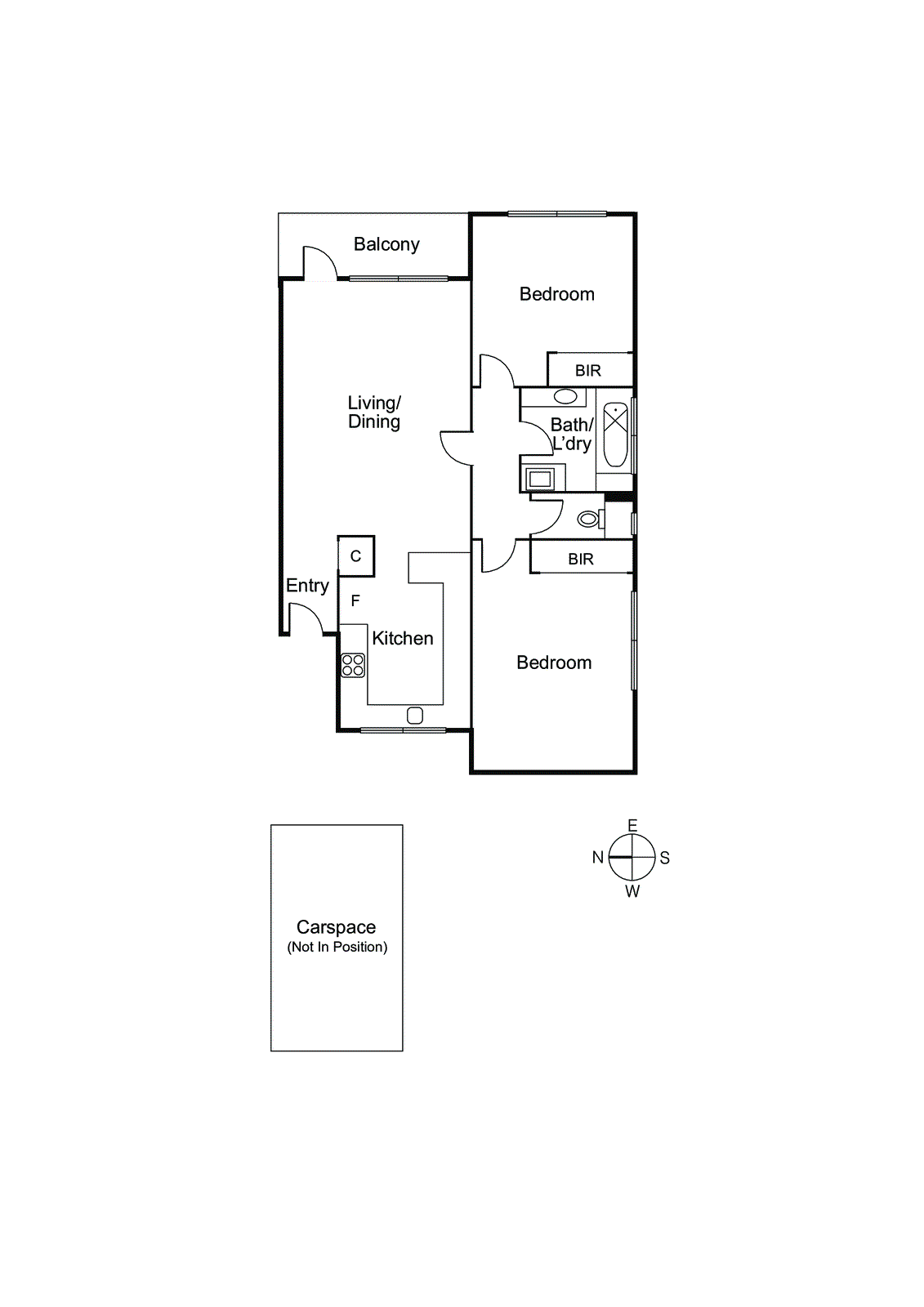 6/13 Clapperton Street, Bentleigh VIC 3204 - Floorplan