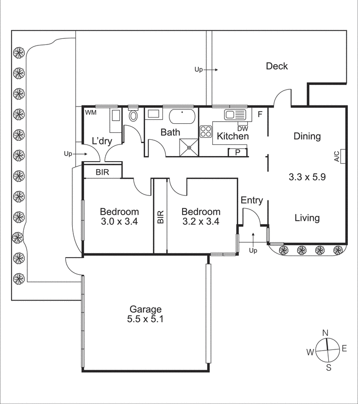 6/13 Fewster Road, Hampton VIC 3188 - Floorplan