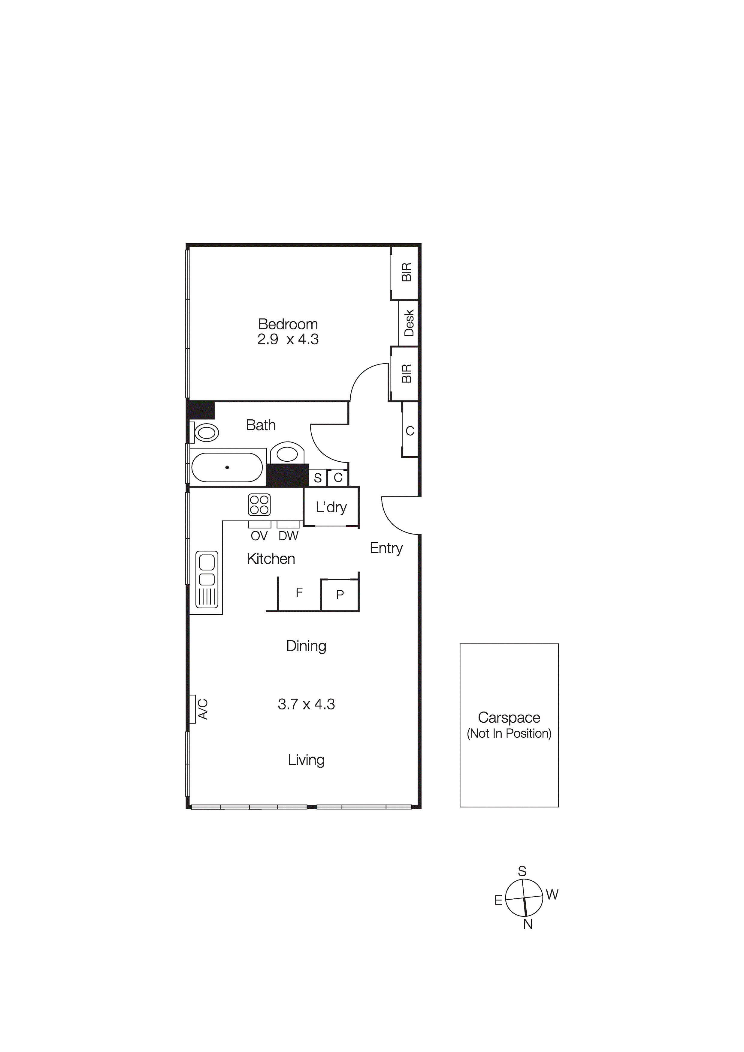 6/130 Glen Huntly Road, Elwood VIC 3184 - Floorplan