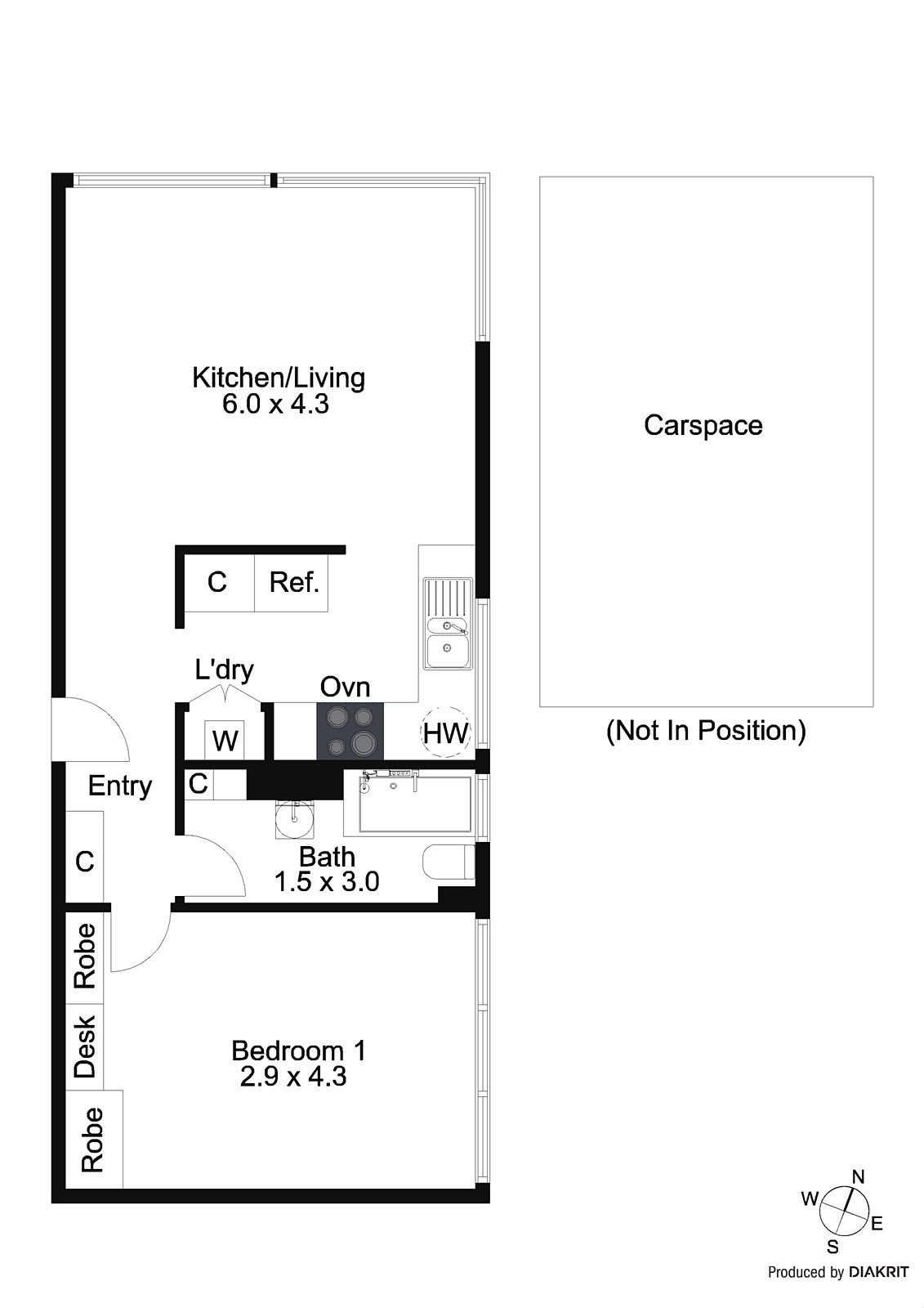 6/130 Glenhuntly Road, Elwood VIC 3184 - Floorplan