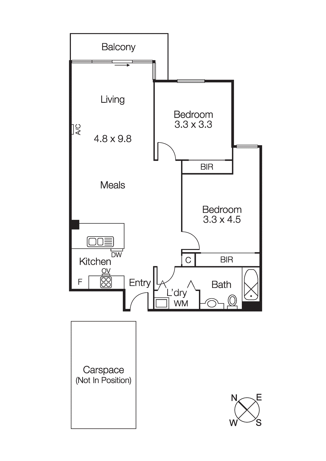 613/148 Wells Street, South Melbourne VIC 3205 - Floorplan