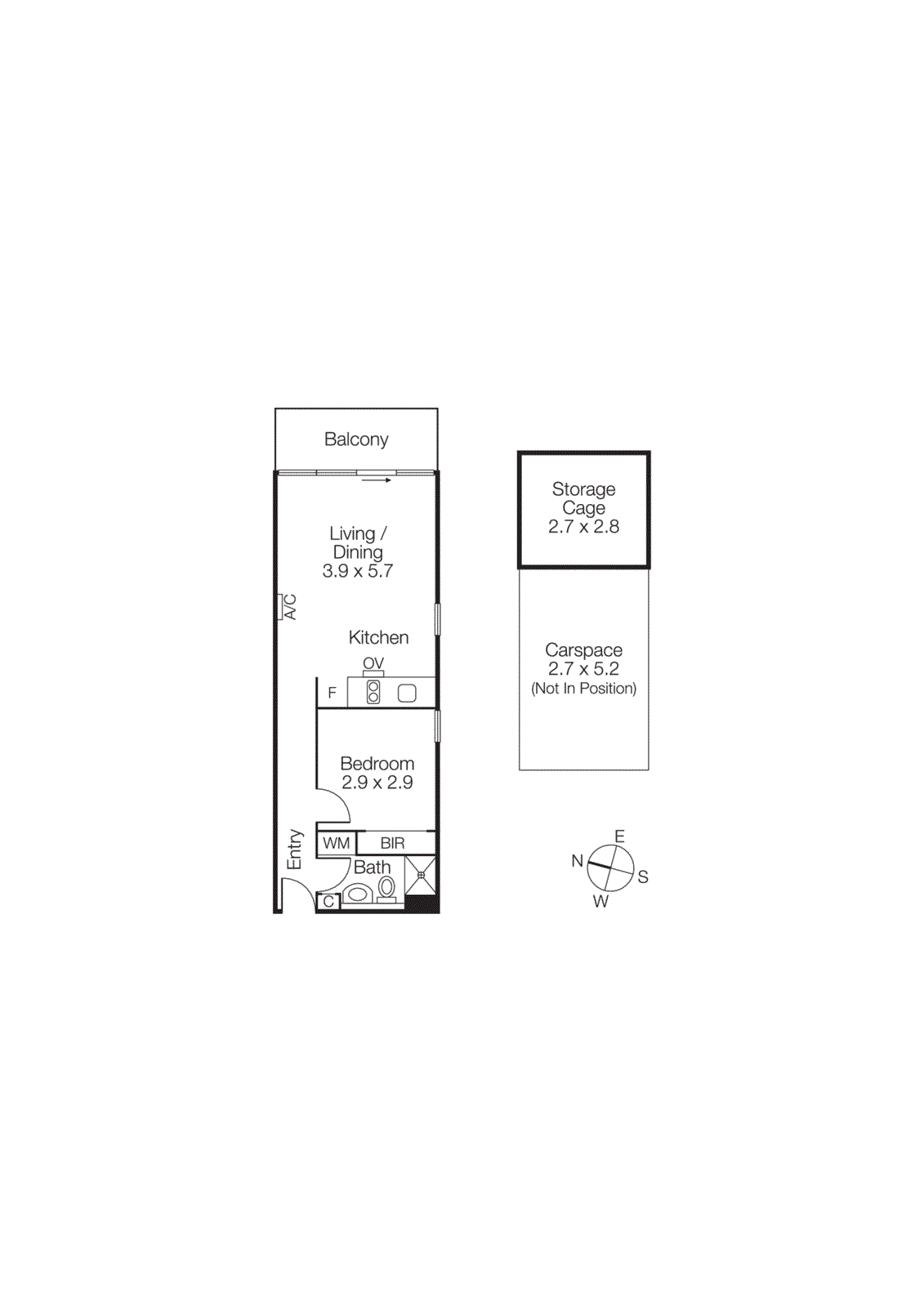 613/181 St Kilda Road, St Kilda VIC 3182 - Floorplan