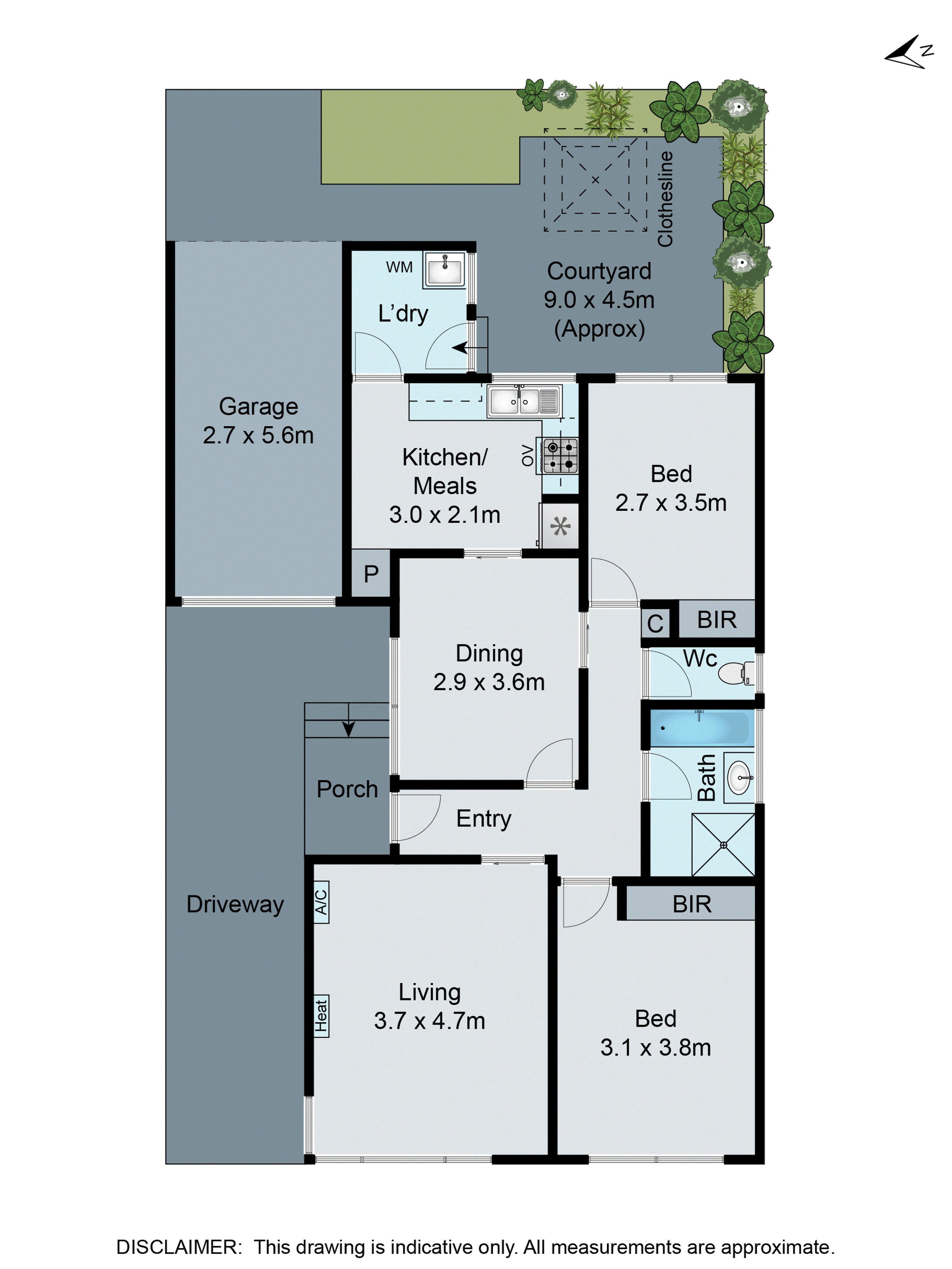 6/1328 Dandenong Road, Hughesdale VIC 3166 - Floorplan