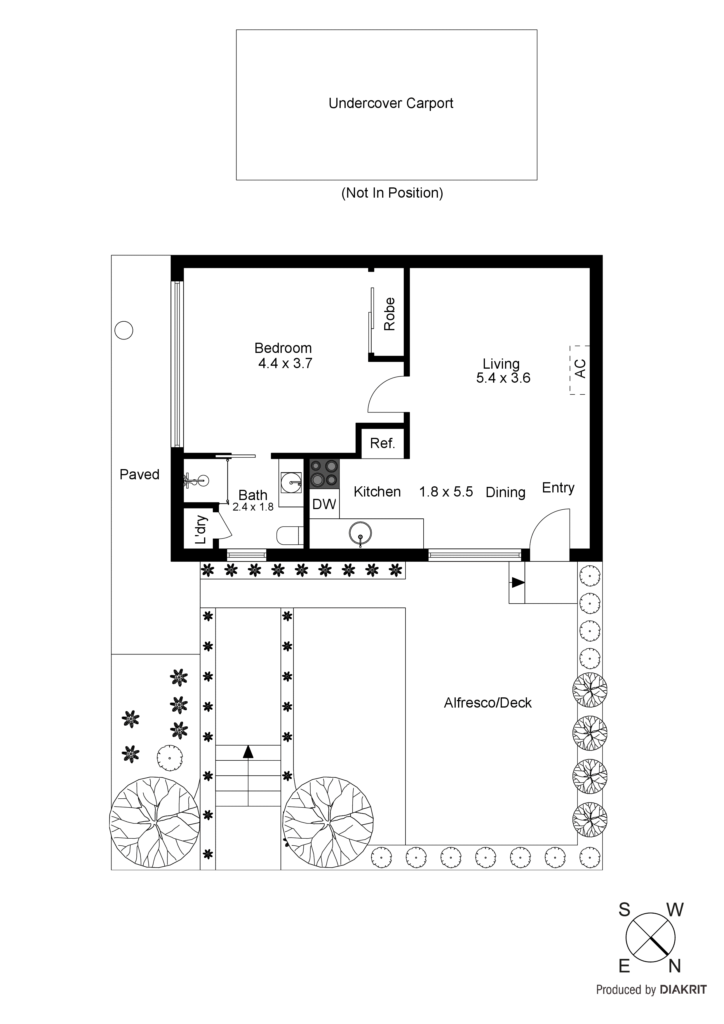 6/14 Laburnum Street, Parkdale VIC 3195 - Floorplan