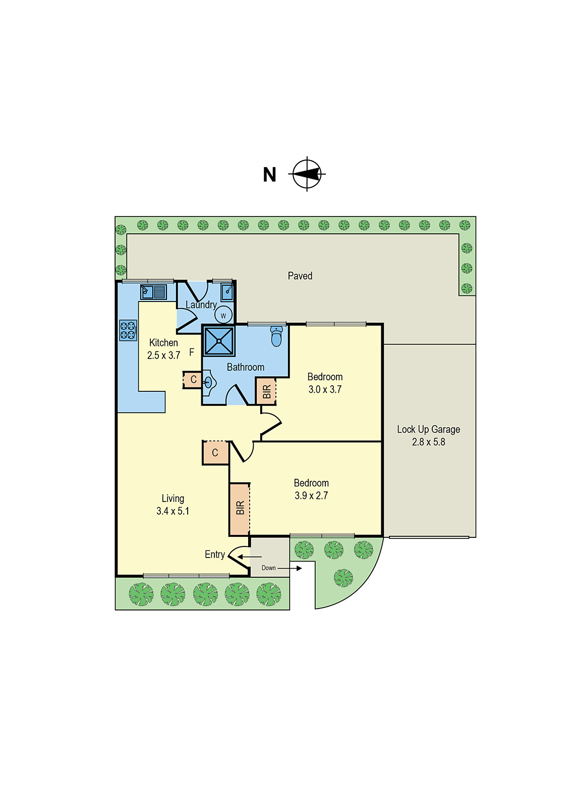6/14 Milan Street, Mentone VIC 3194 - Floorplan