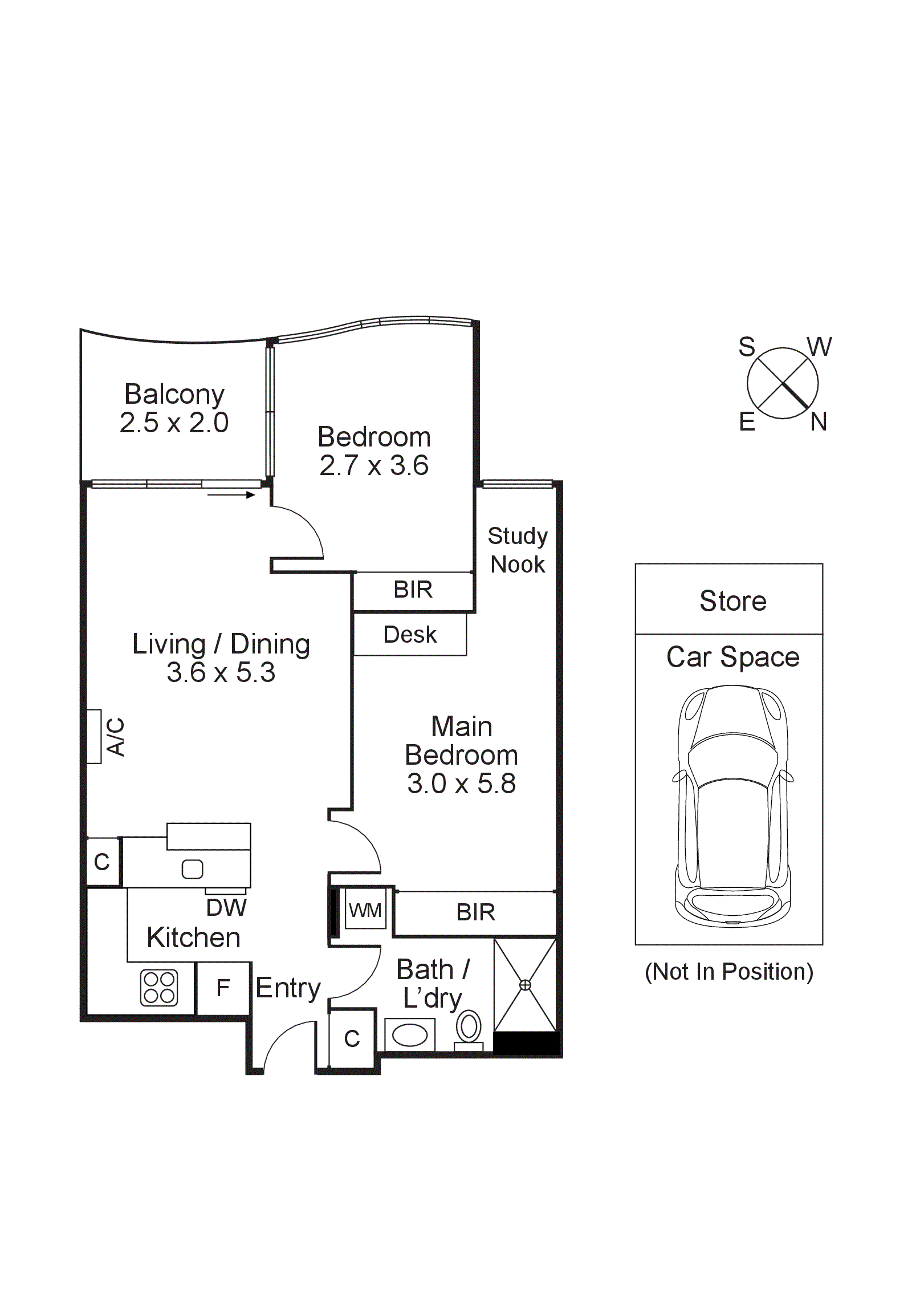 614/3 Tarver Street, Port Melbourne VIC 3207 - Floorplan