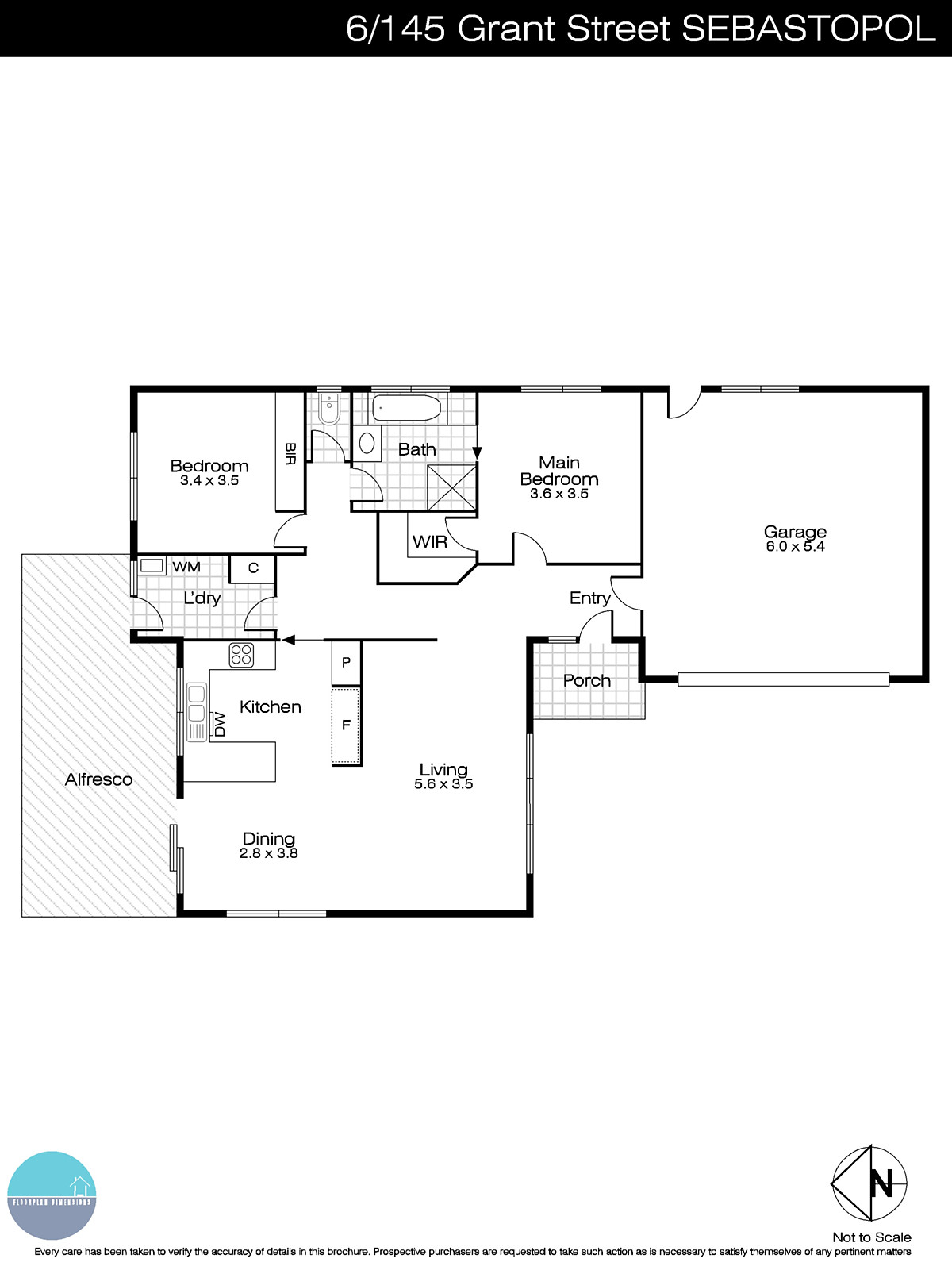 6/145 Grant Street, Sebastopol VIC 3356 - Floorplan