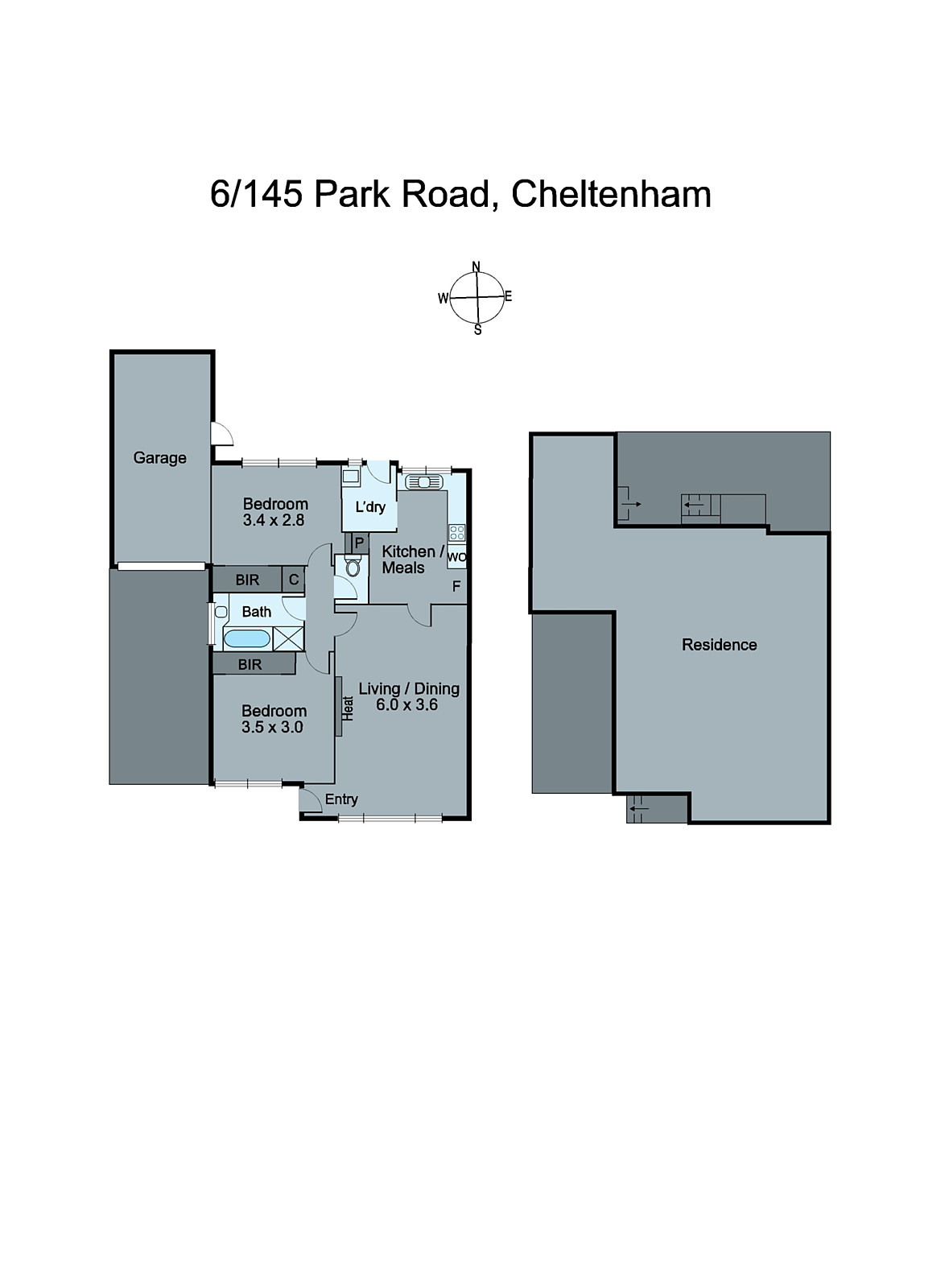 6/145 Park Road, Cheltenham VIC 3192 - Floorplan