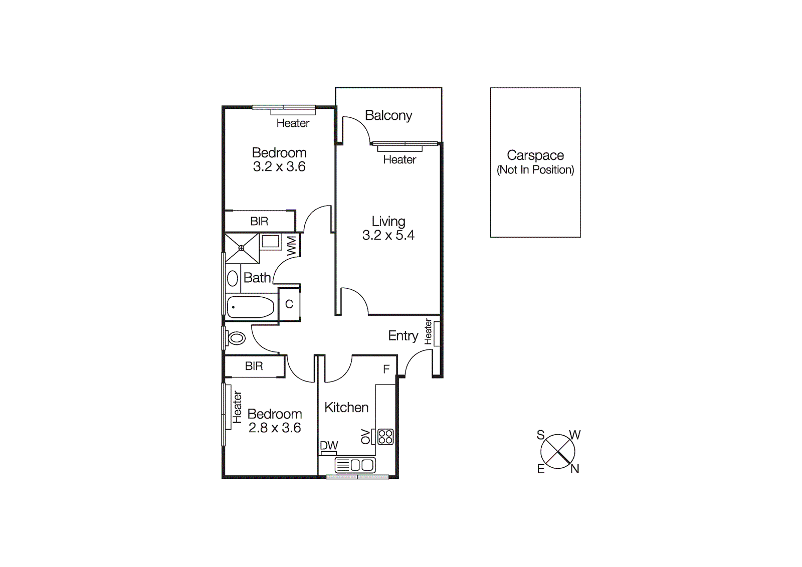 6/154 Alma Road, St Kilda East VIC 3183 - Floorplan