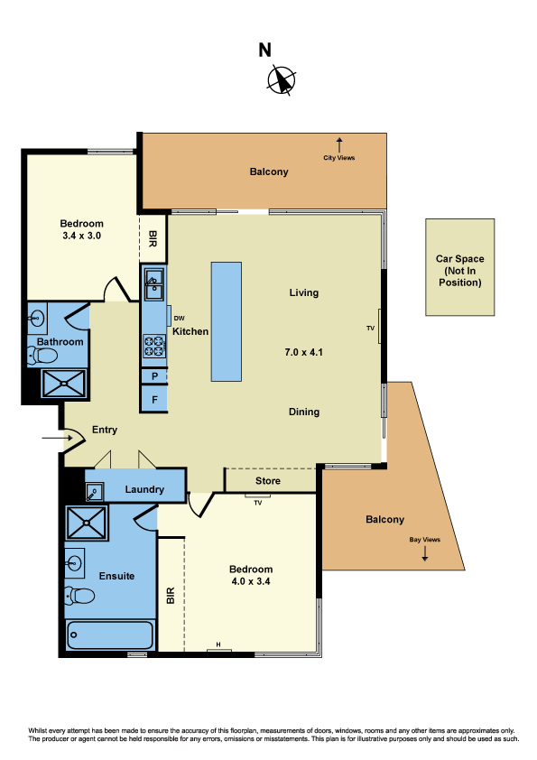 6/157 Beach Street, PORT MELBOURNE VIC 3207 - Floorplan