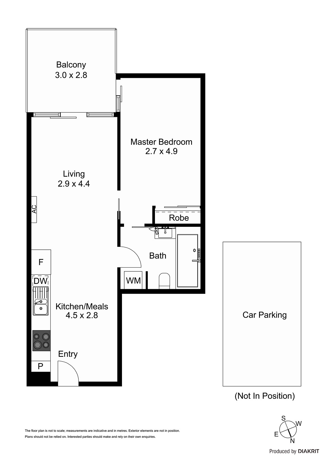 616/54 Nott Street, Port Melbourne VIC 3207 - Floorplan