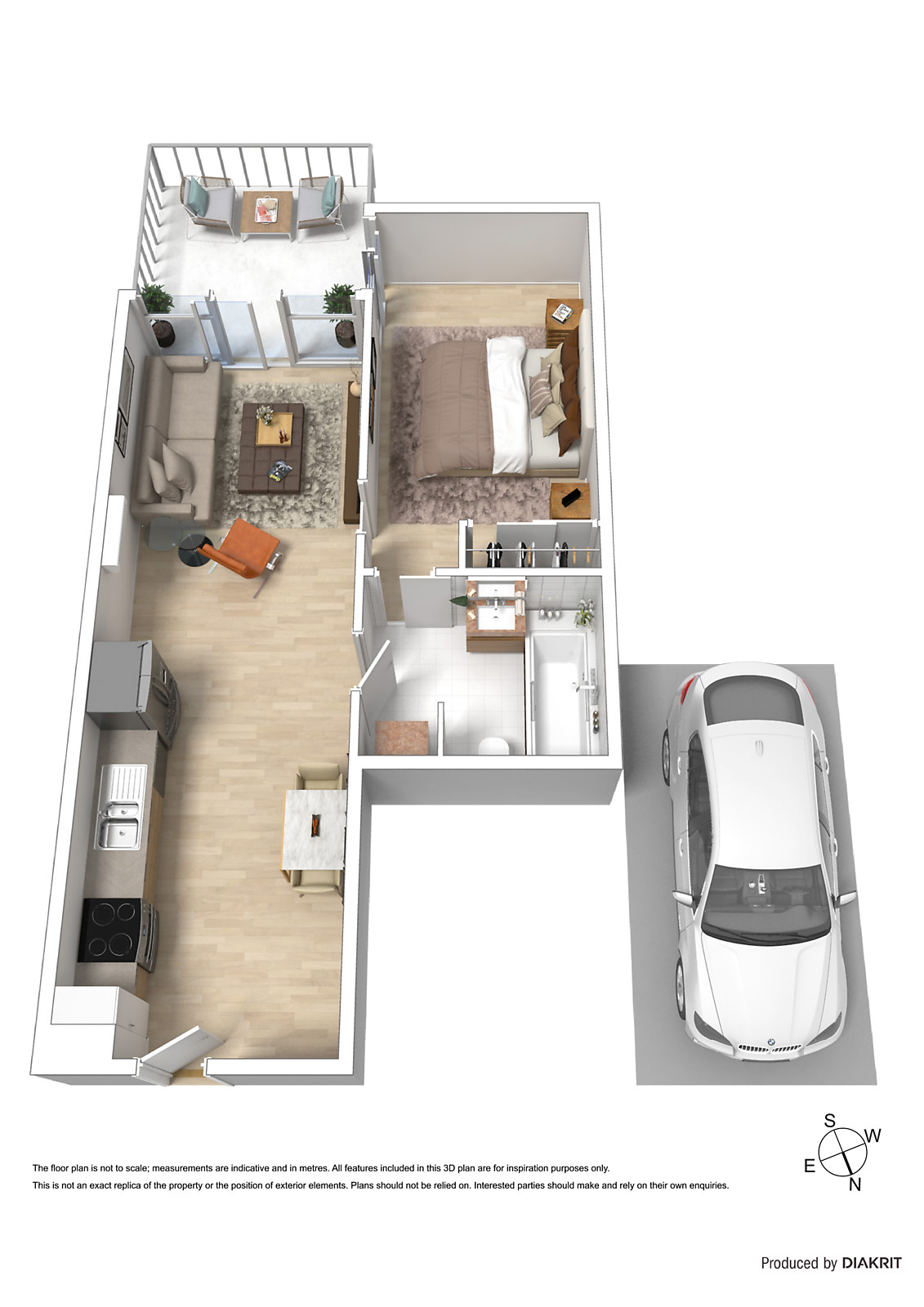 616/54 Nott Street, Port Melbourne VIC 3207 - Floorplan